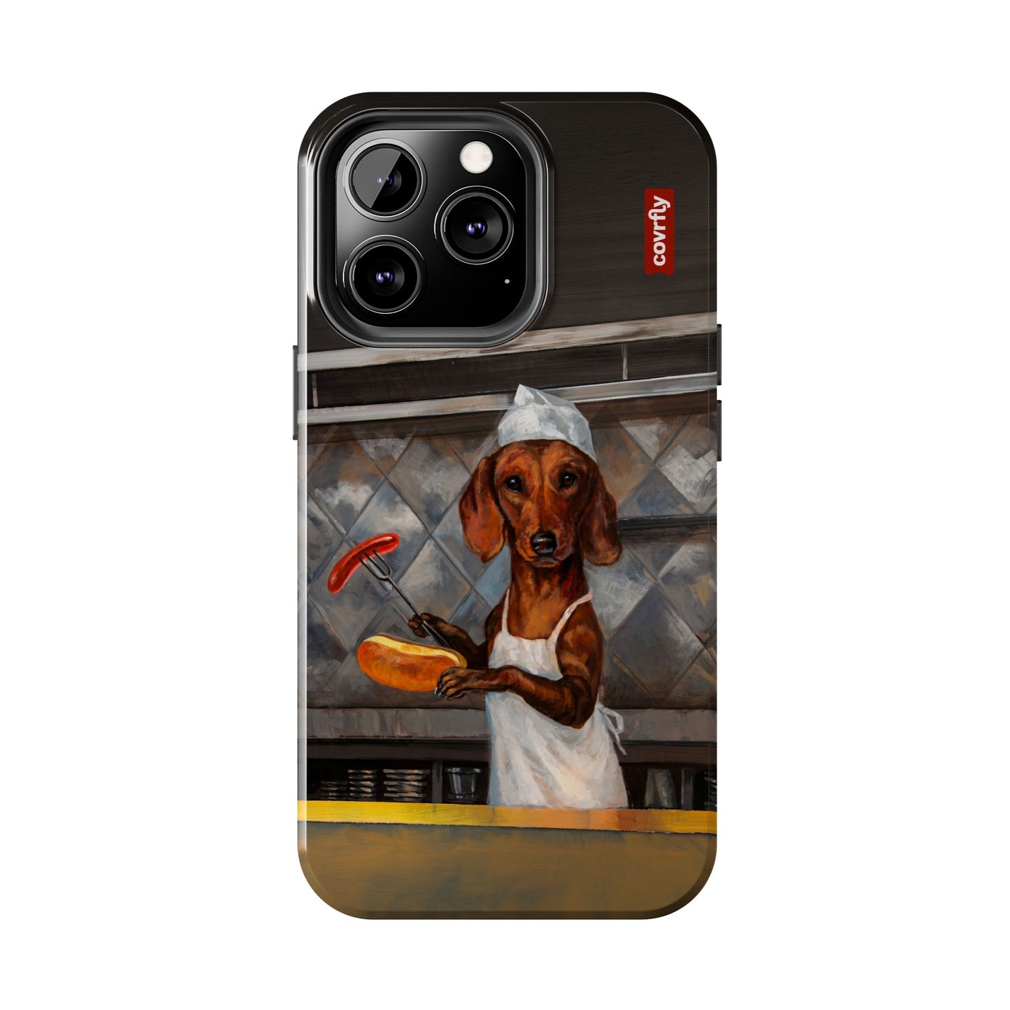 Funda Chef Salchicha para iPhone 13 Pro - View 1 - Diseño Premium covrfly