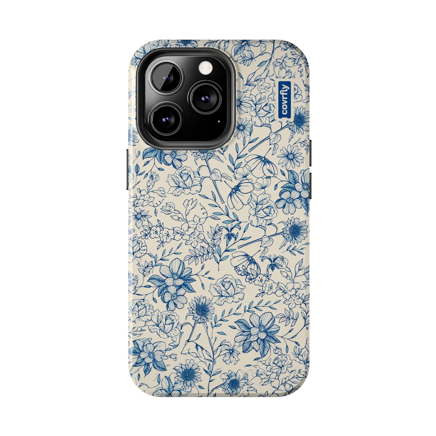 Funda Línea Botánica para iPhone 13 Pro - View 1 - Diseño Premium covrfly