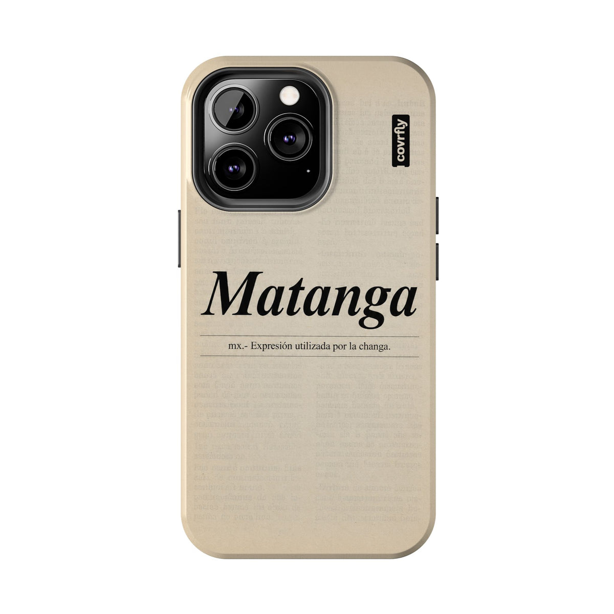 Funda Matanga Dijo para iPhone 13 Pro - View 1 - Diseño Premium covrfly