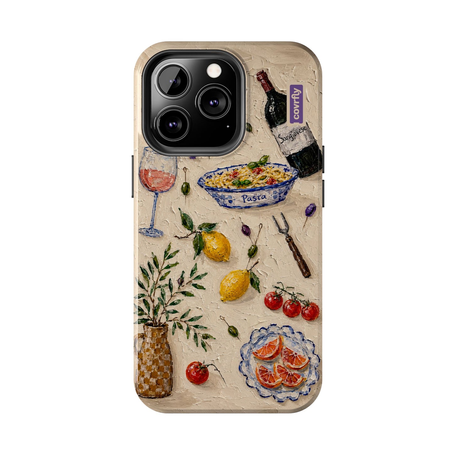 Funda Trattoria para iPhone 13 Pro - View 1 - Diseño Premium covrfly
