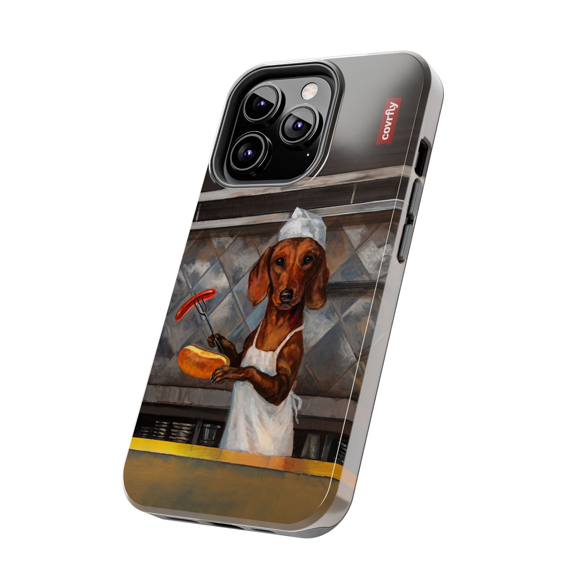 Funda Chef Salchicha para iPhone 13 Pro - View 2 - Diseño Premium covrfly