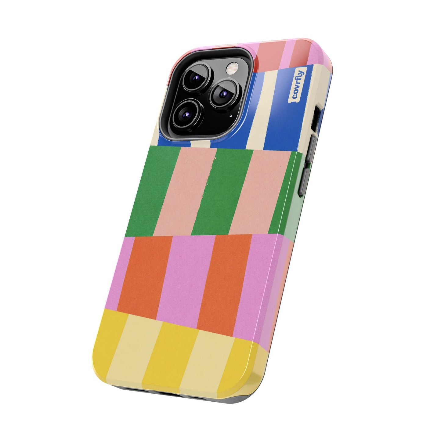 Funda Franjas Rotas para iPhone 13 Pro - View 2 - Diseño Premium covrfly