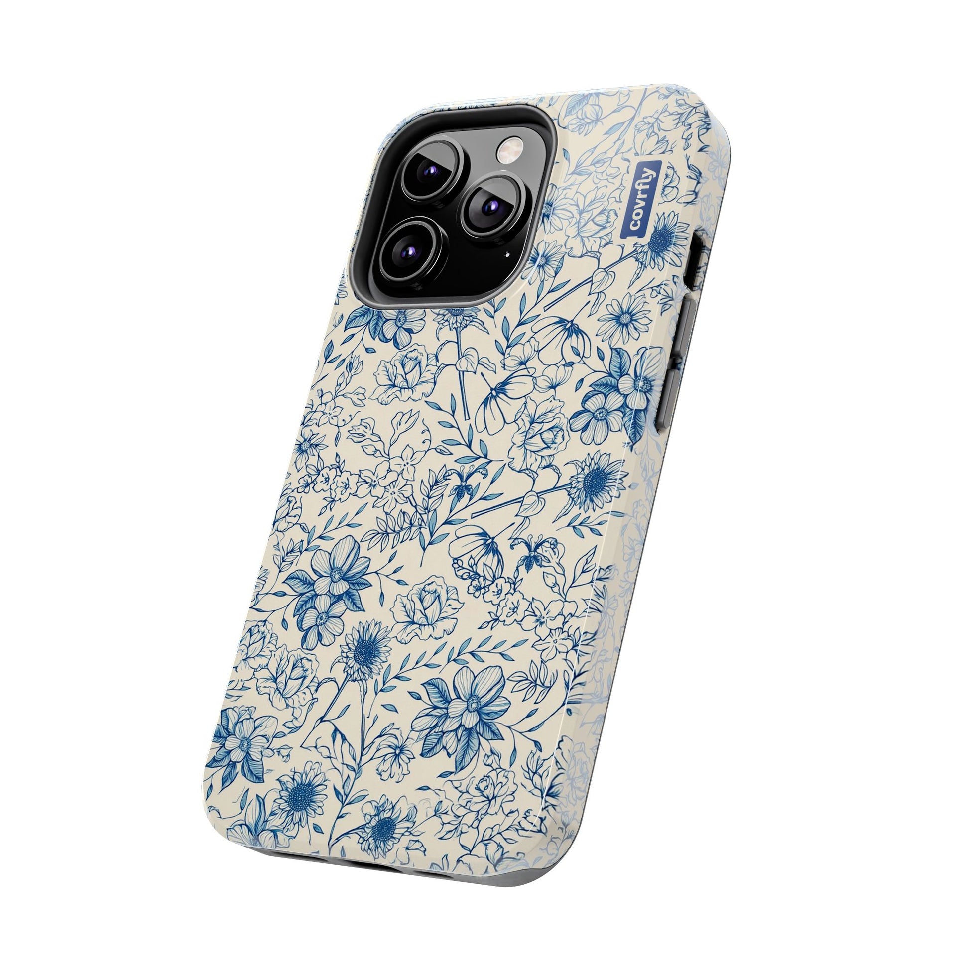 Funda Línea Botánica para iPhone 13 Pro - View 2 - Diseño Premium covrfly