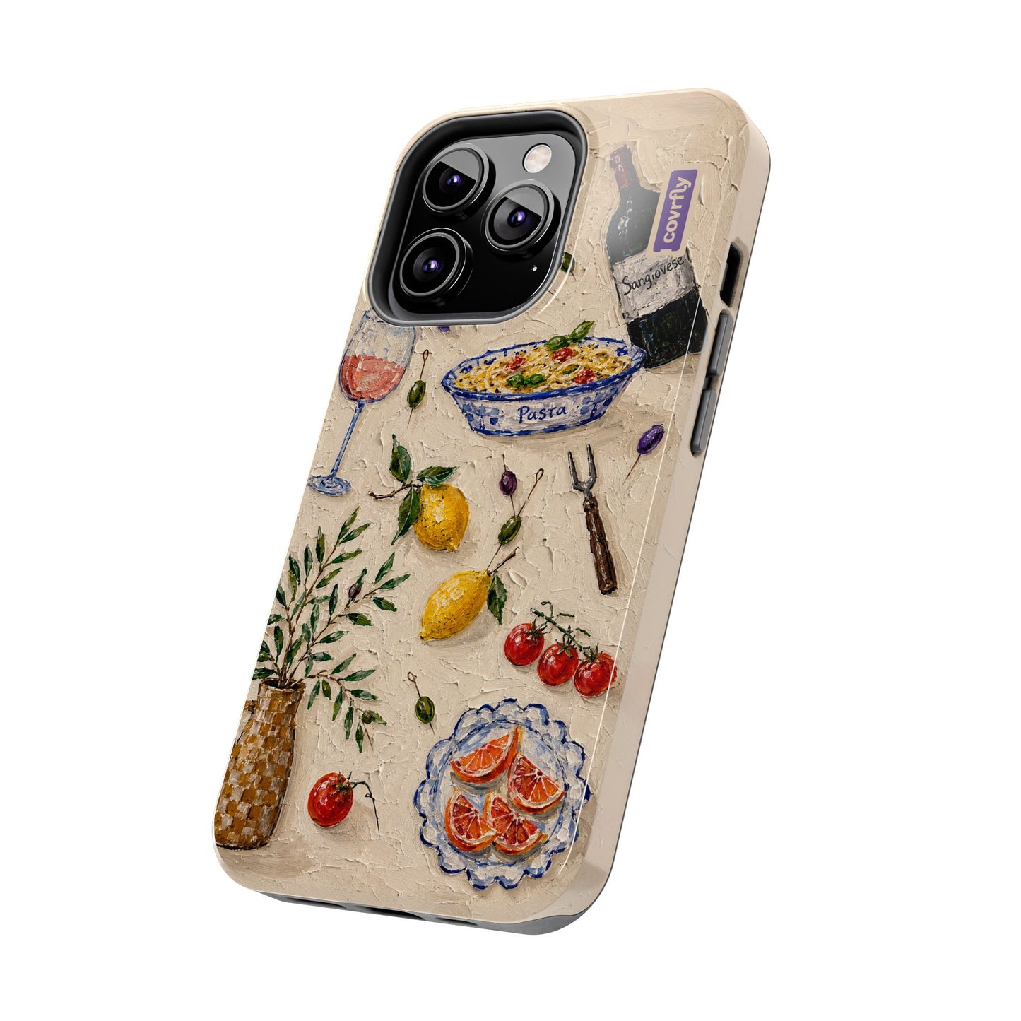Funda Trattoria para iPhone 13 Pro - View 2 - Diseño Premium covrfly