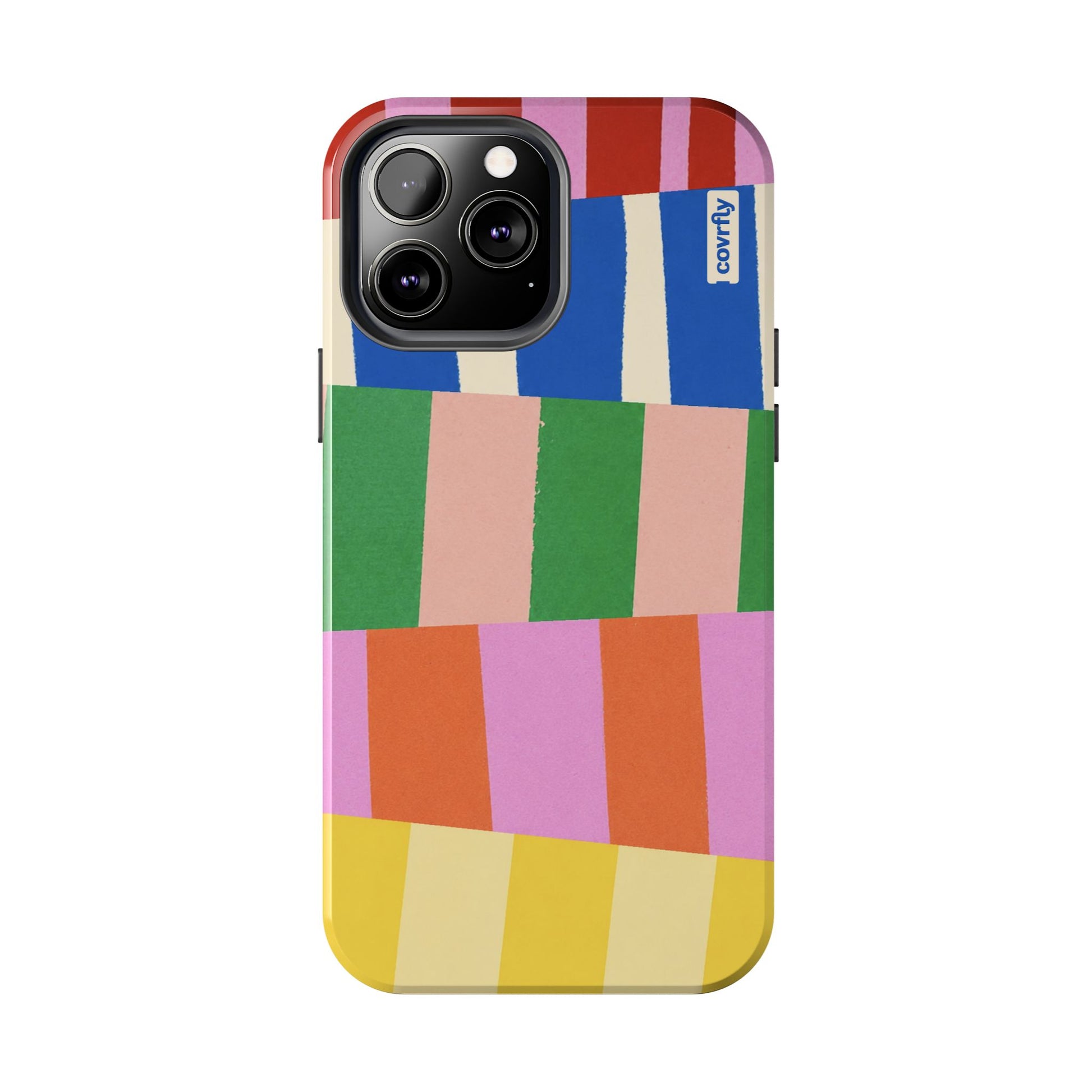 Funda Franjas Rotas para iPhone 13 Pro Max - View 1 - Diseño Premium covrfly