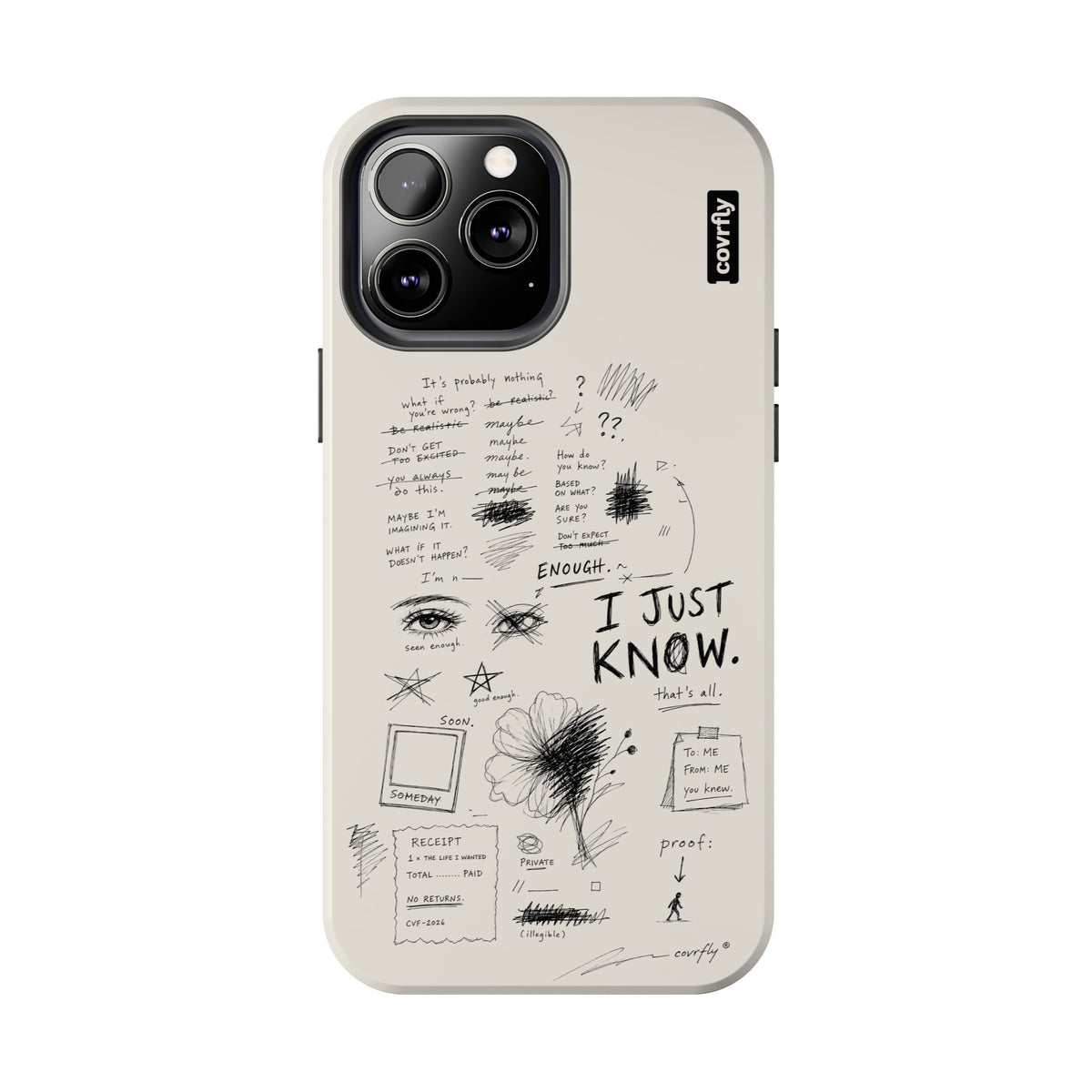 Funda I Just Know para iPhone 13 Pro Max - View 1 - Diseño Premium covrfly