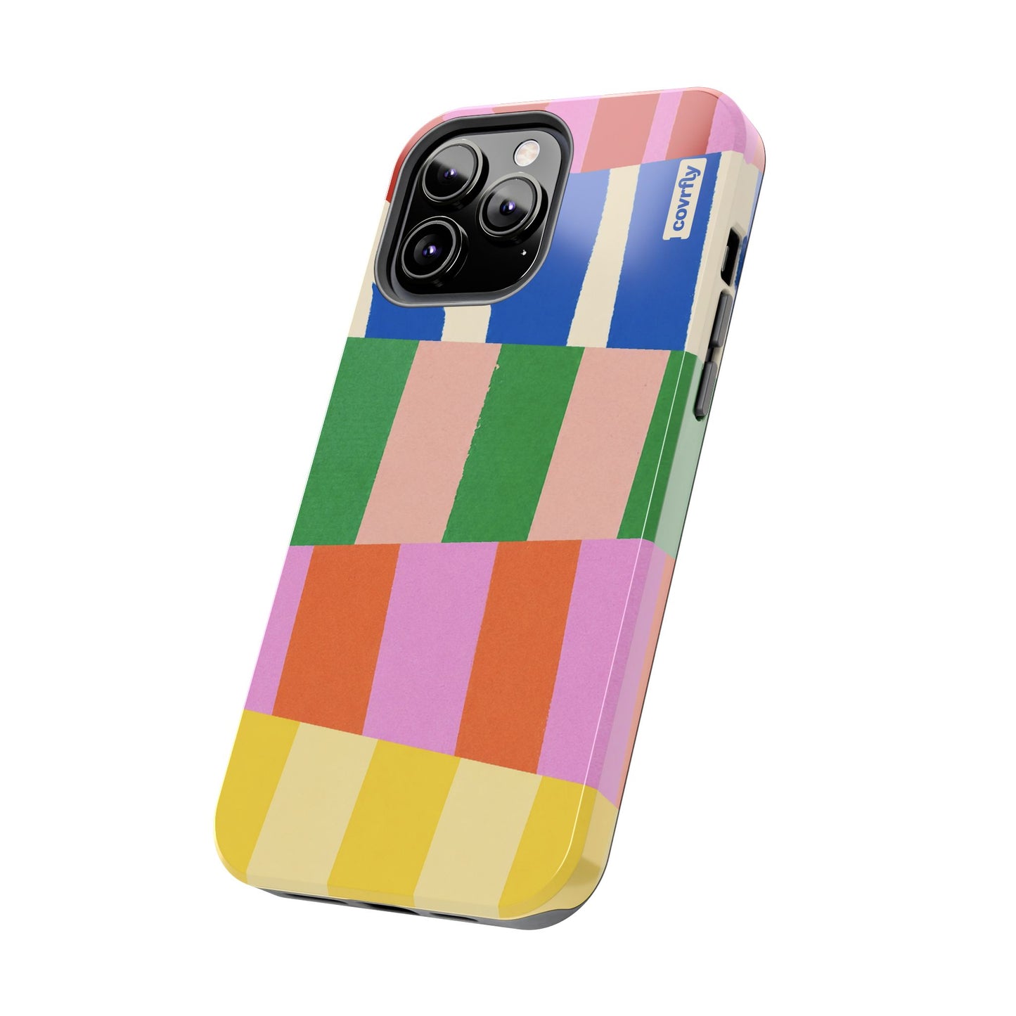 Funda Franjas Rotas para iPhone 13 Pro Max - View 2 - Diseño Premium covrfly