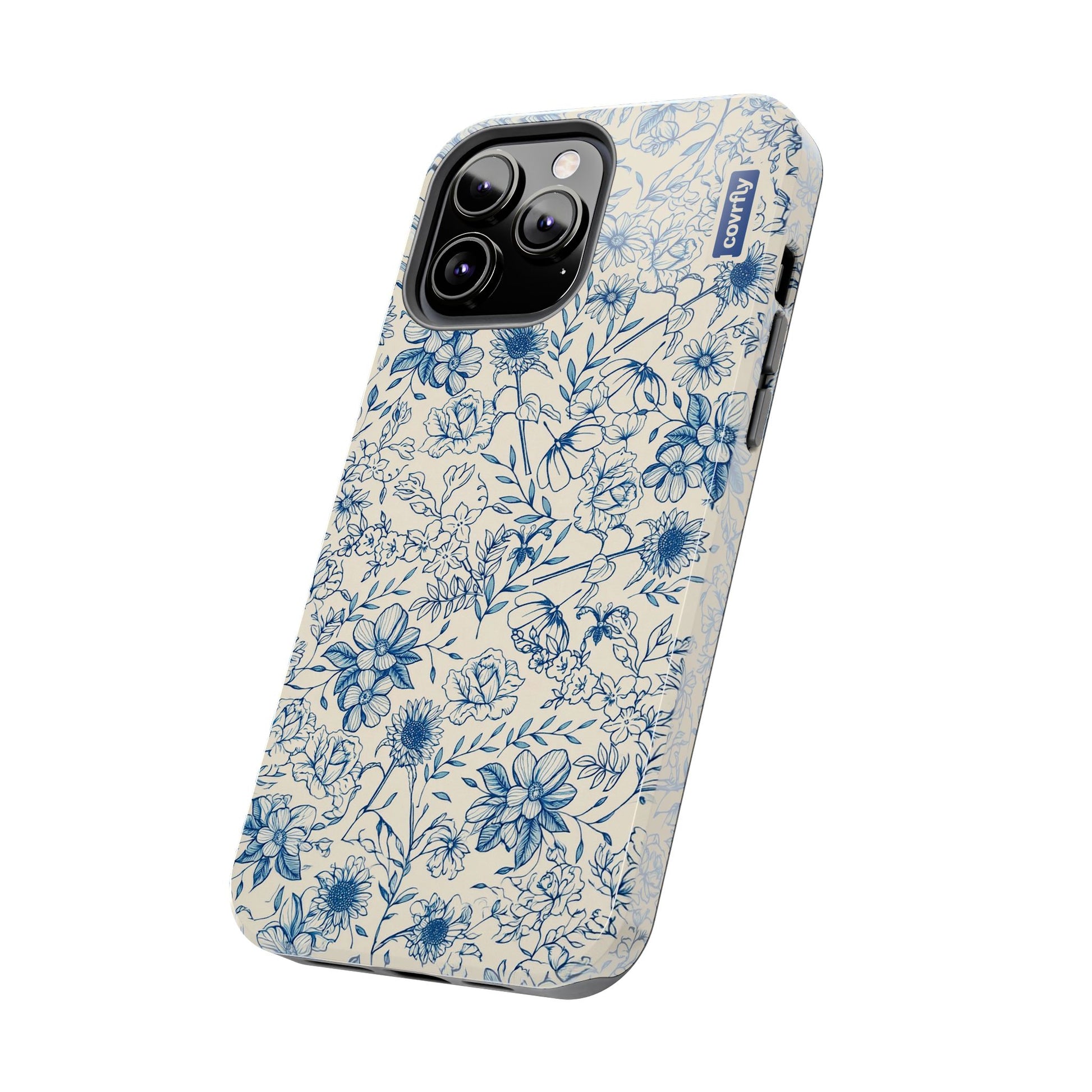 Funda Línea Botánica para iPhone 13 Pro Max - View 2 - Diseño Premium covrfly