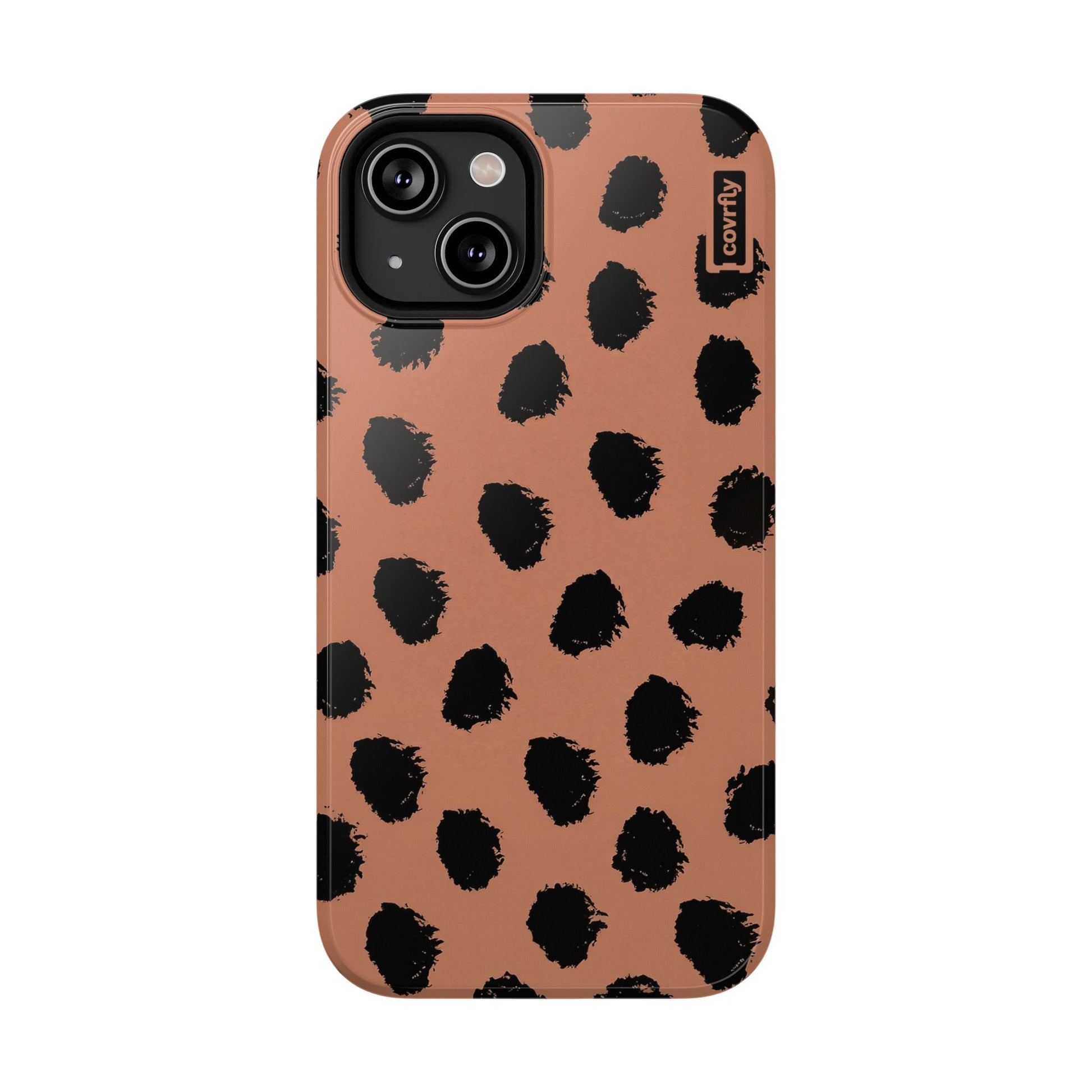 Funda Caos Terracota para iPhone 14 - View 1 - Diseño Premium covrfly