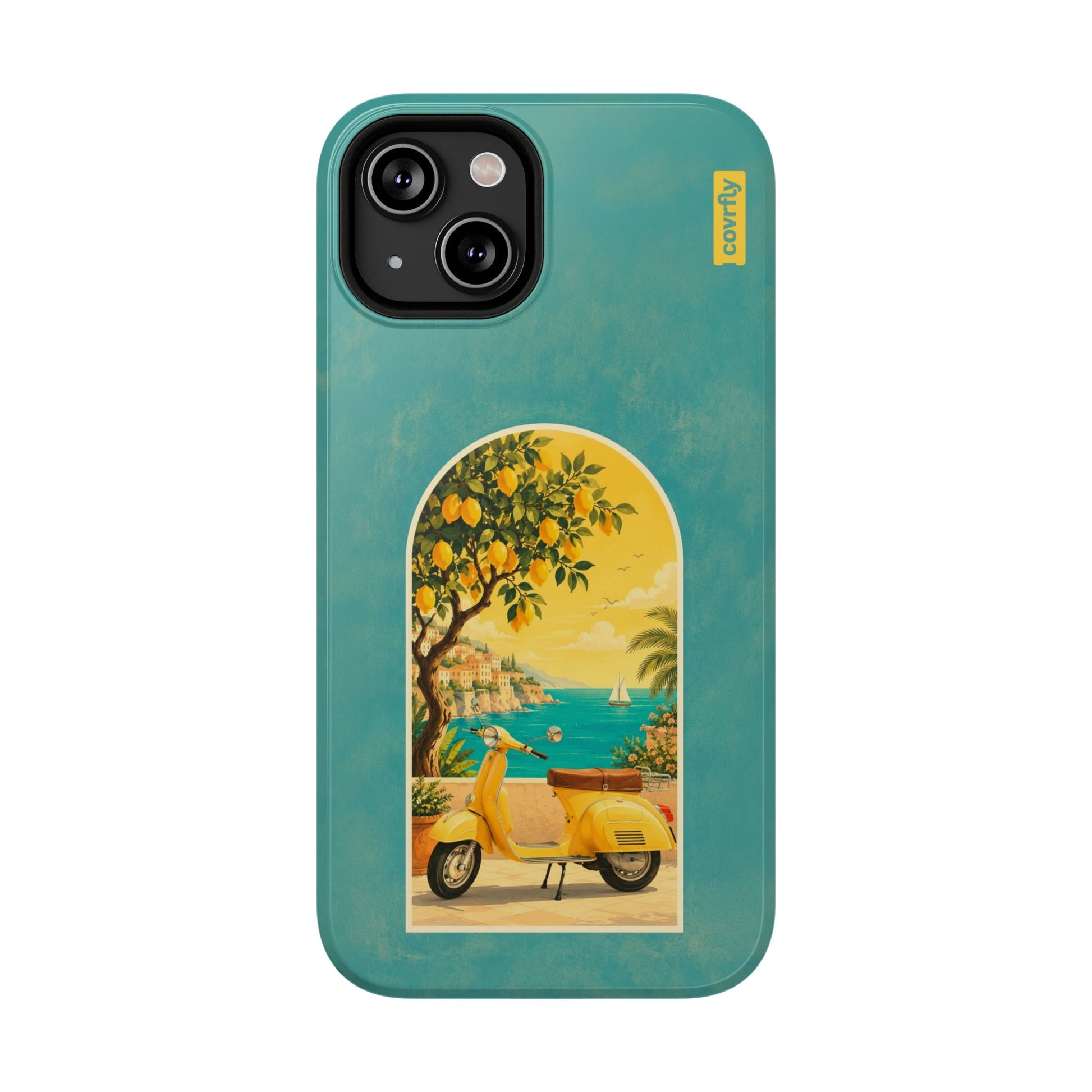 Funda Costa Quieta para iPhone 14 - View 1 - Diseño Premium covrfly