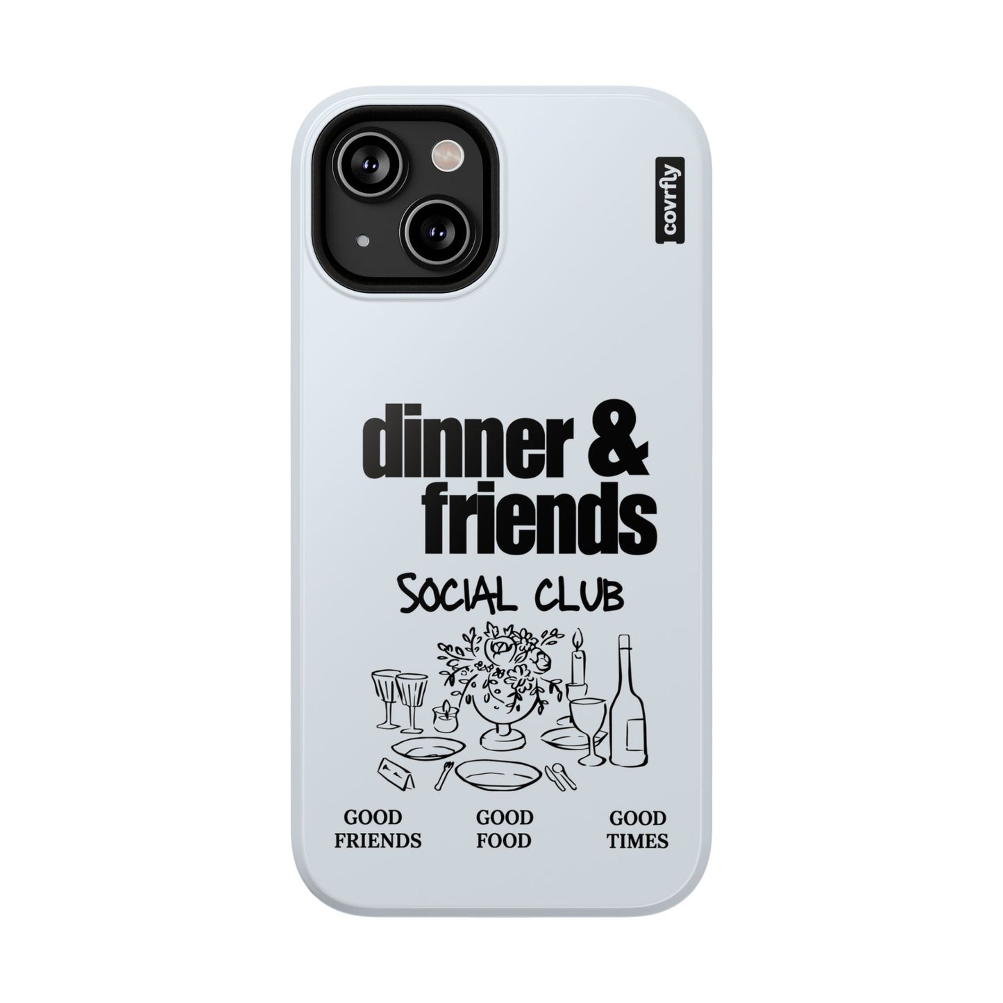 Funda Dinner & Friends para iPhone 14 - View 1 - Diseño Premium covrfly