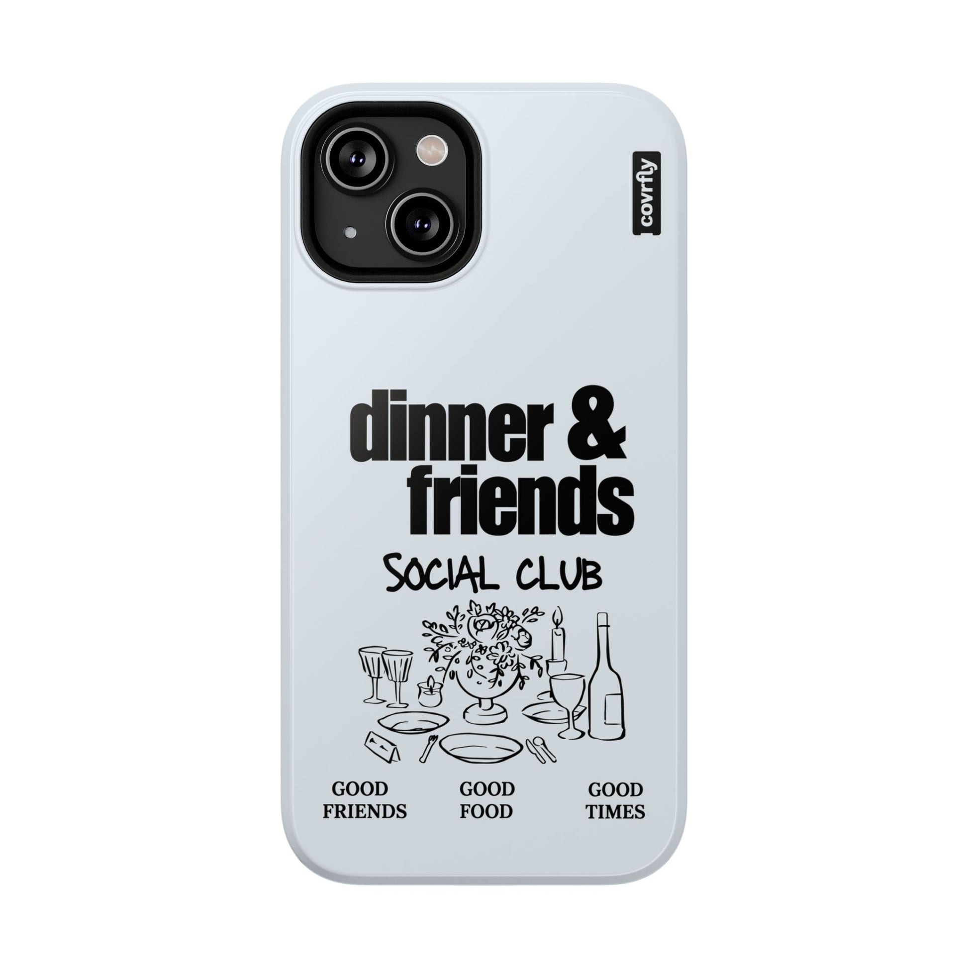 Funda Dinner & Friends para iPhone 14 - View 1 - Diseño Premium covrfly