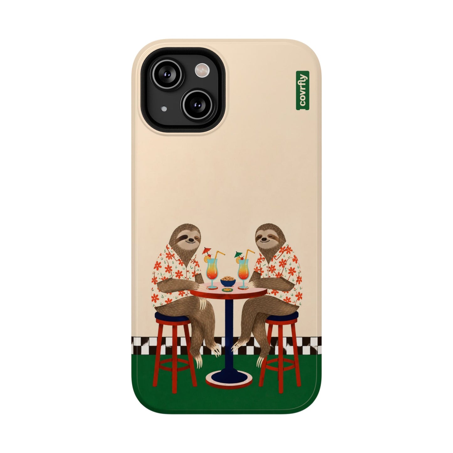 Funda Dos Perezas para iPhone 14 - View 1 - Diseño Premium covrfly