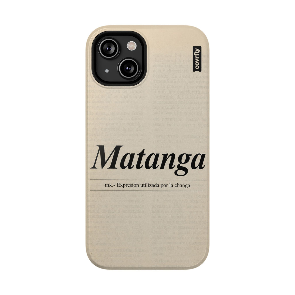 Funda Matanga Dijo para iPhone 14 - View 1 - Diseño Premium covrfly
