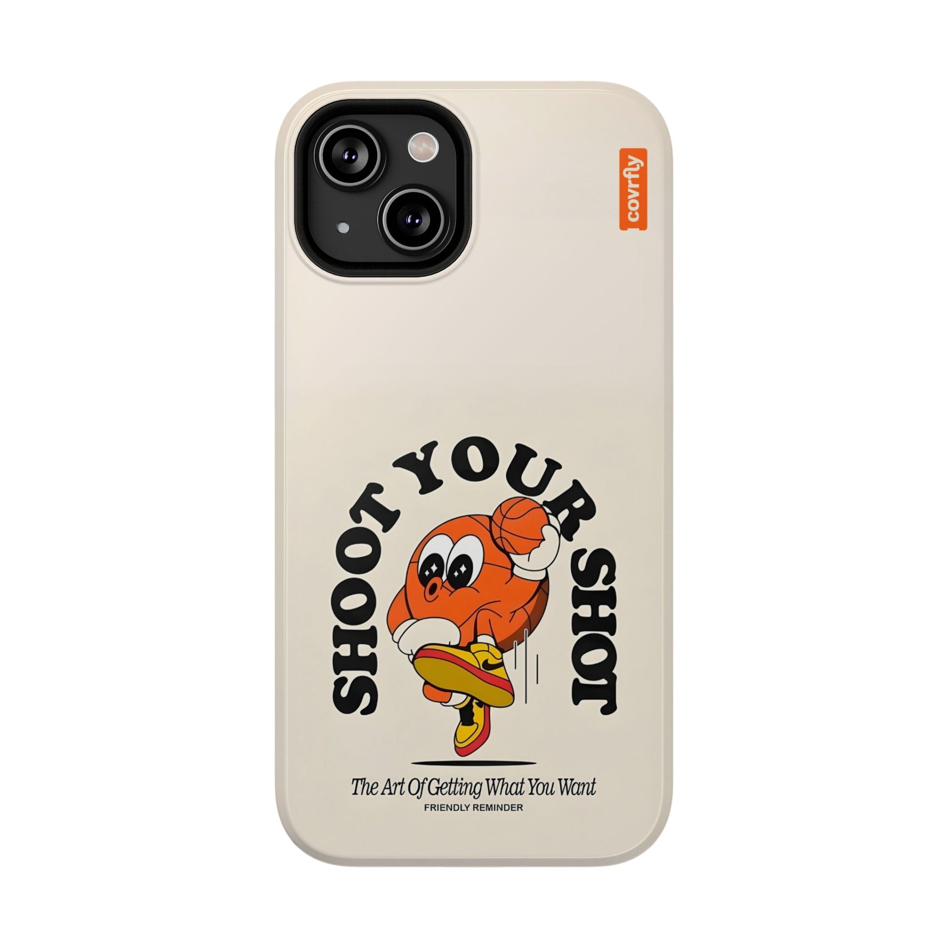 Funda Shoot Your Shot para iPhone 14 - View 1 - Diseño Premium covrfly