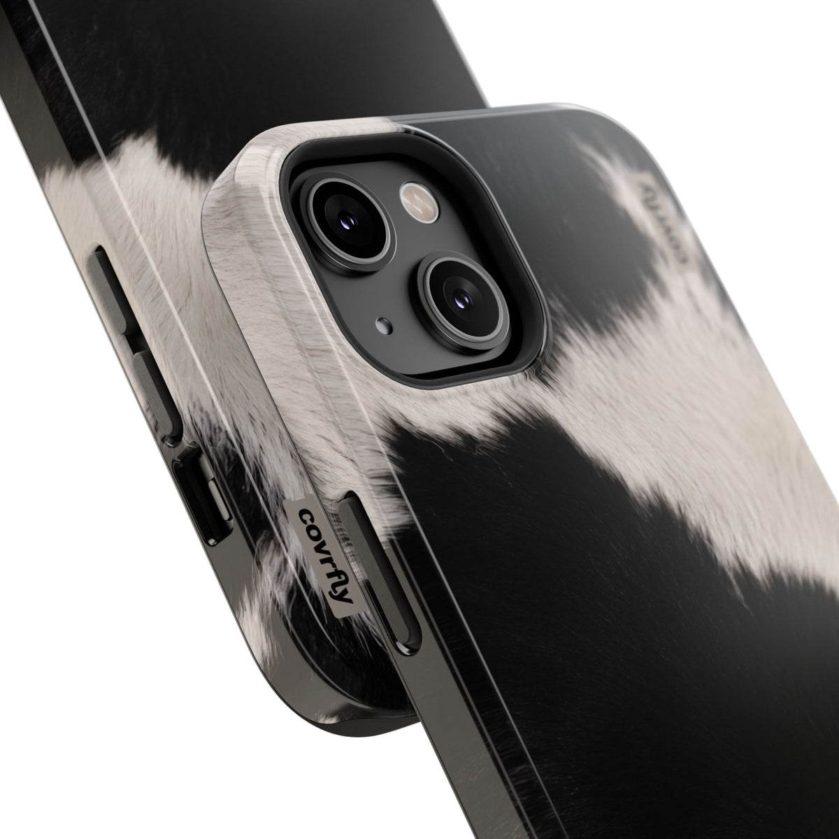 Funda Blanco, negro, punto. para iPhone 14 - View 2 - Diseño Premium covrfly