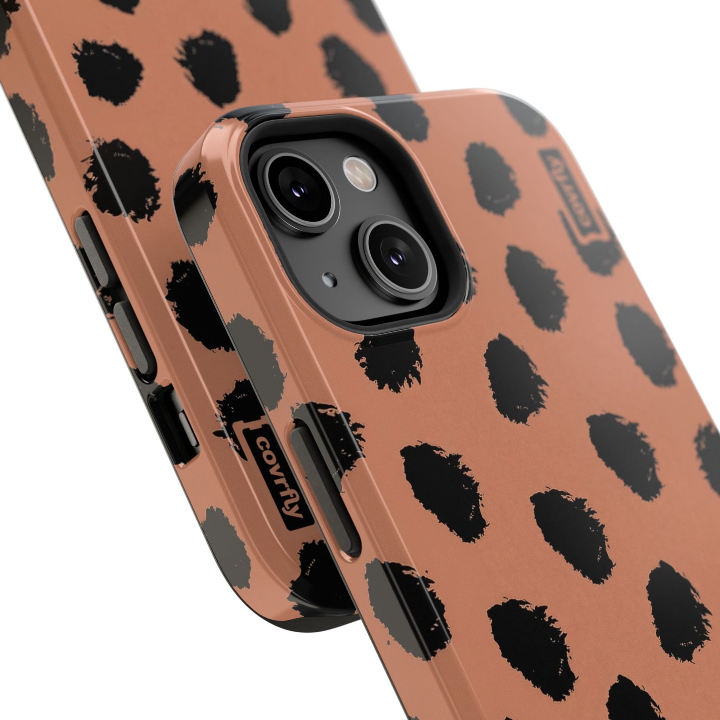 Funda Caos Terracota para iPhone 14 - View 2 - Diseño Premium covrfly