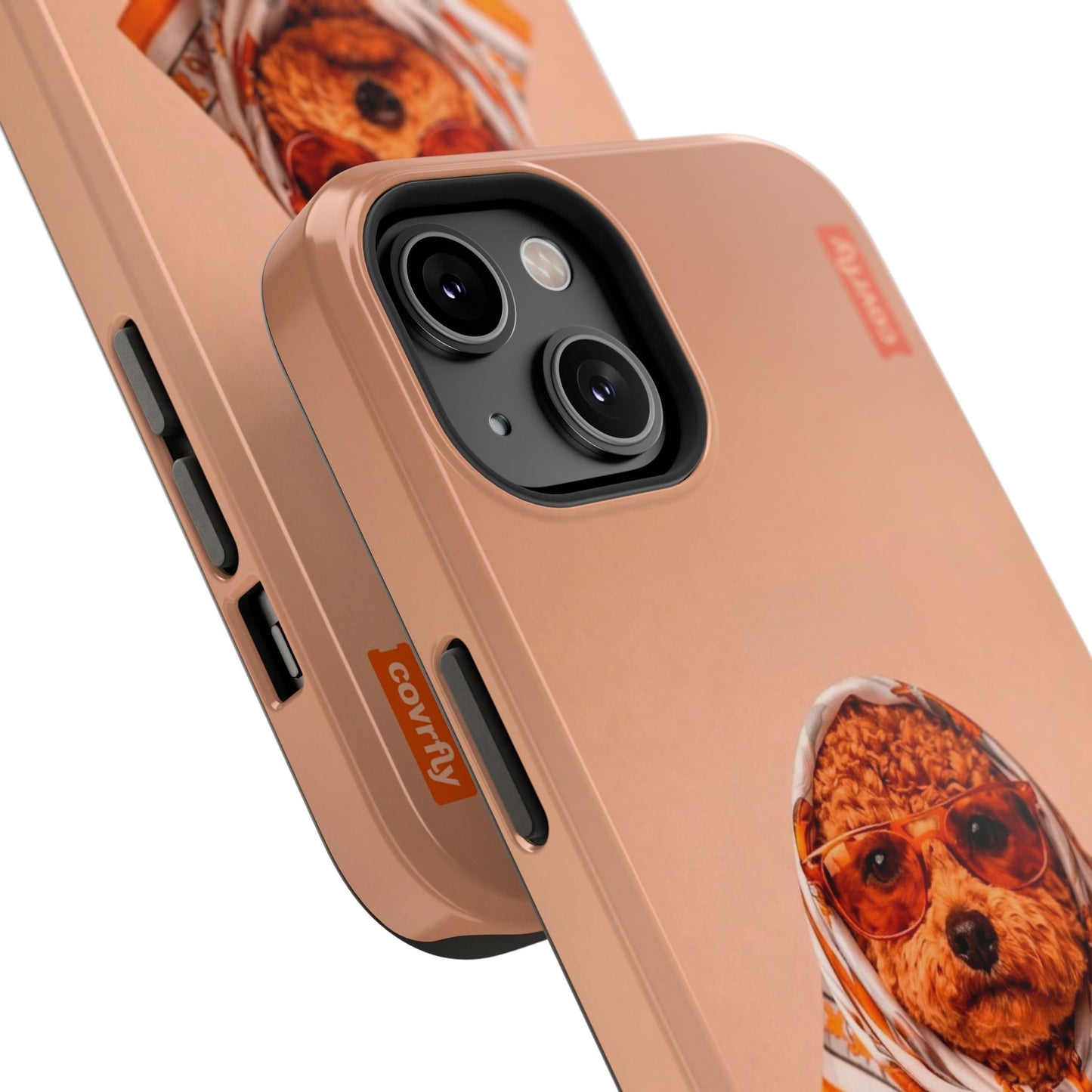 Funda Couture Pup para iPhone 14 - View 2 - Diseño Premium covrfly
