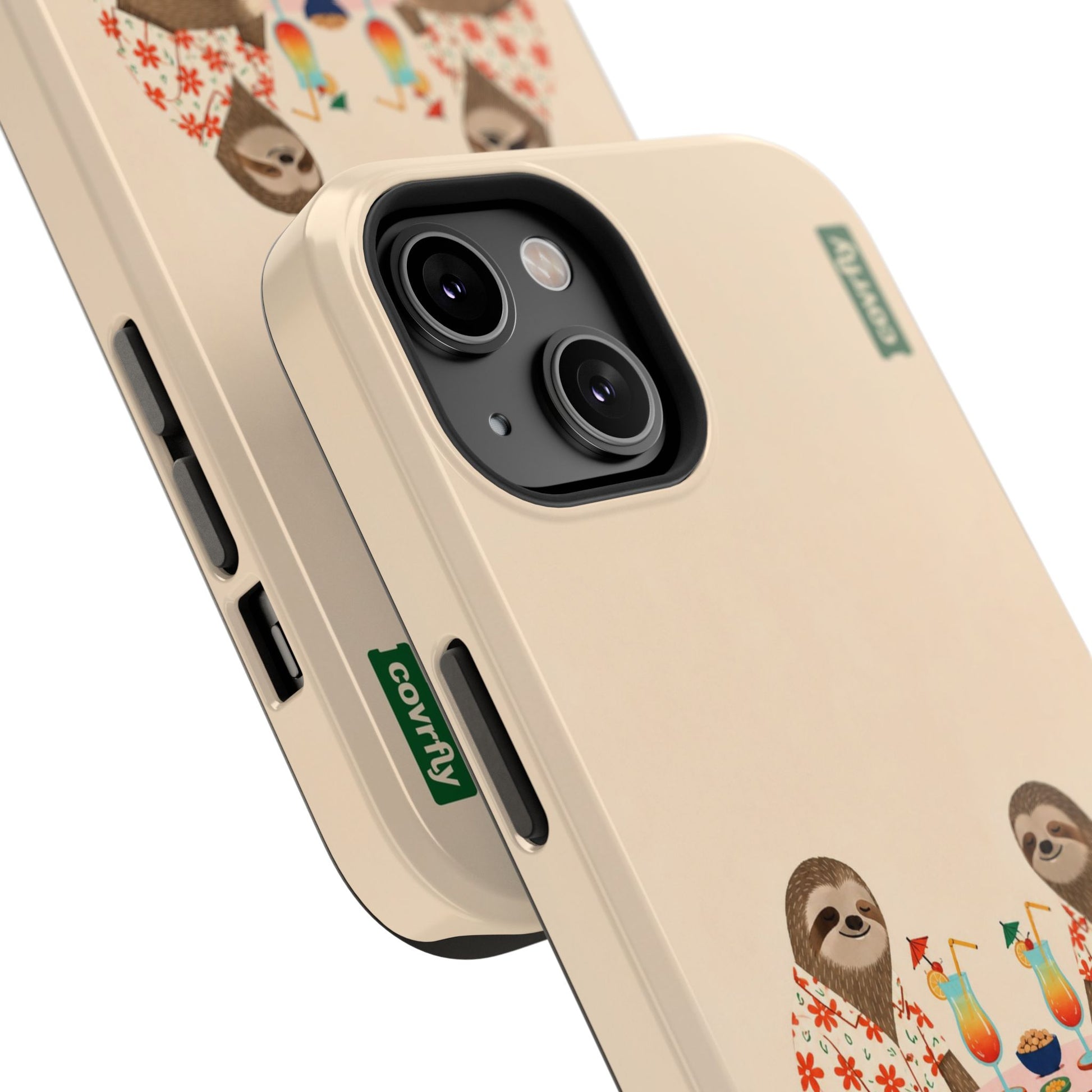 Funda Dos Perezas para iPhone 14 - View 2 - Diseño Premium covrfly