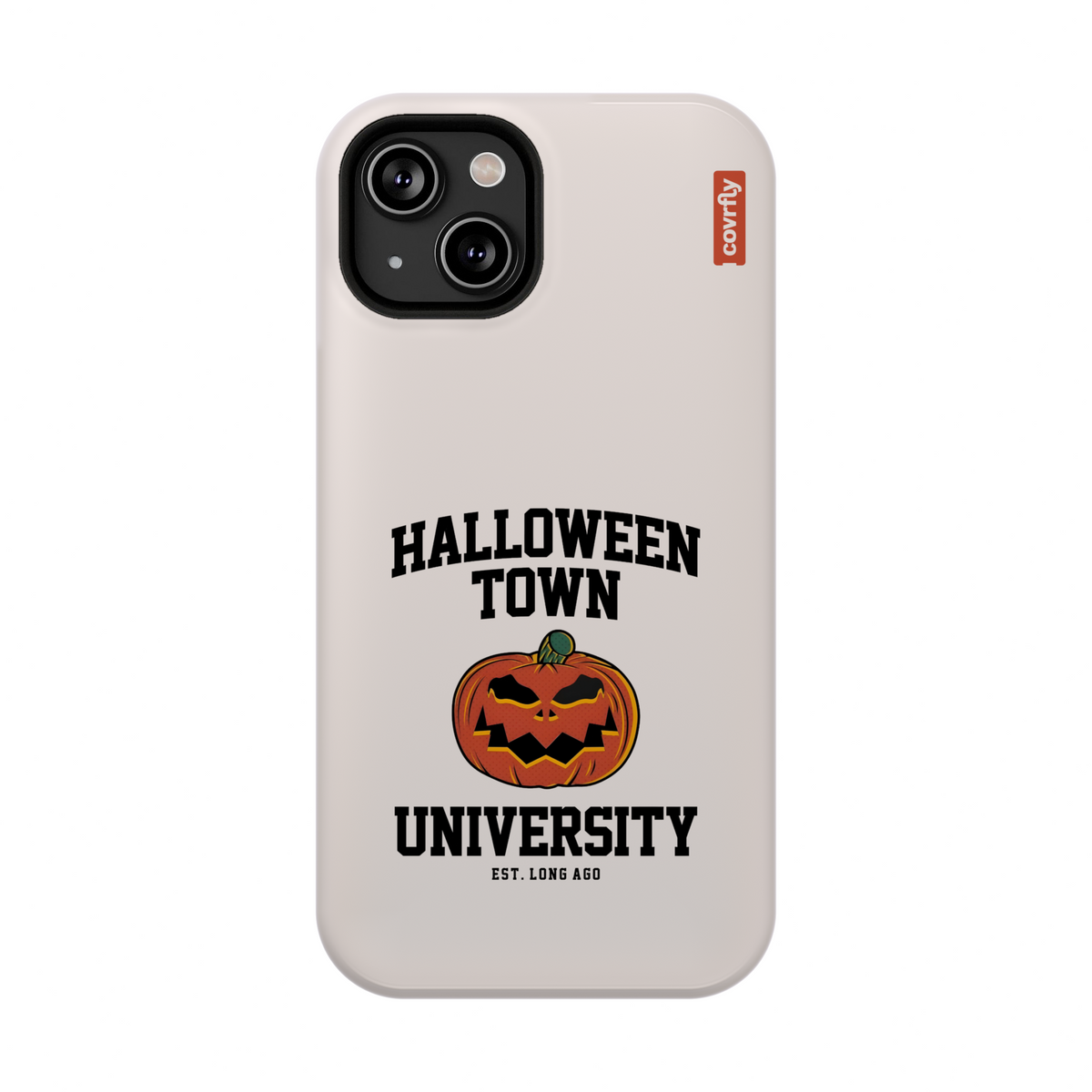 Funda Spooky Alumni para iPhone 14 - View 2 - Diseño Premium covrfly