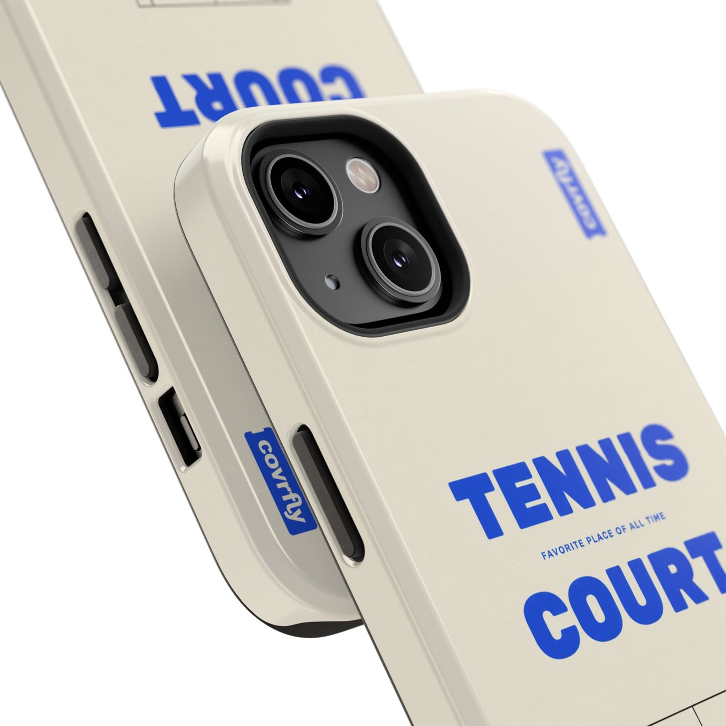 Funda Tennis Court para iPhone 14 - View 2 - Diseño Premium covrfly
