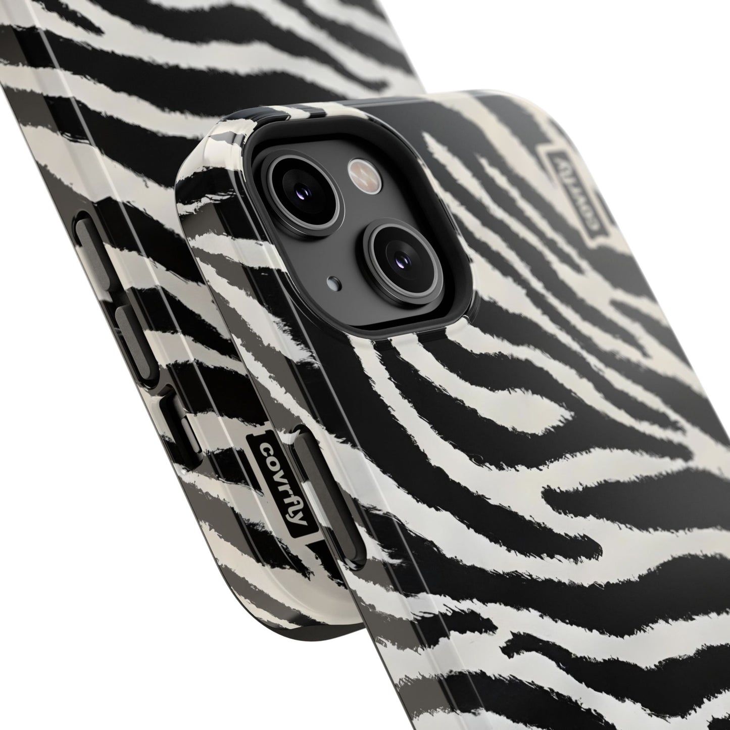 Funda Zebra Mode para iPhone 14 - View 2 - Diseño Premium covrfly