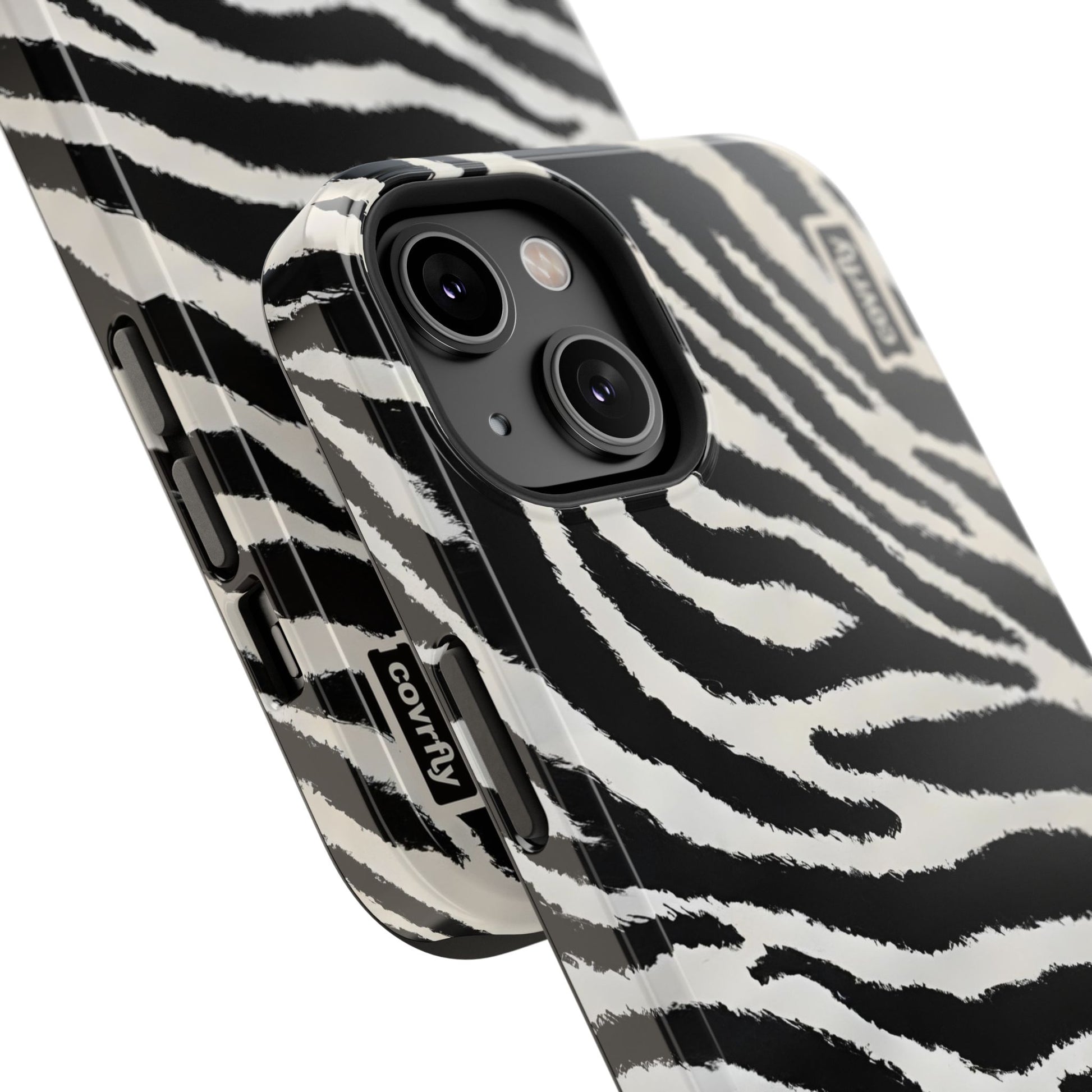 Funda Zebra Mode para iPhone 14 - View 2 - Diseño Premium covrfly