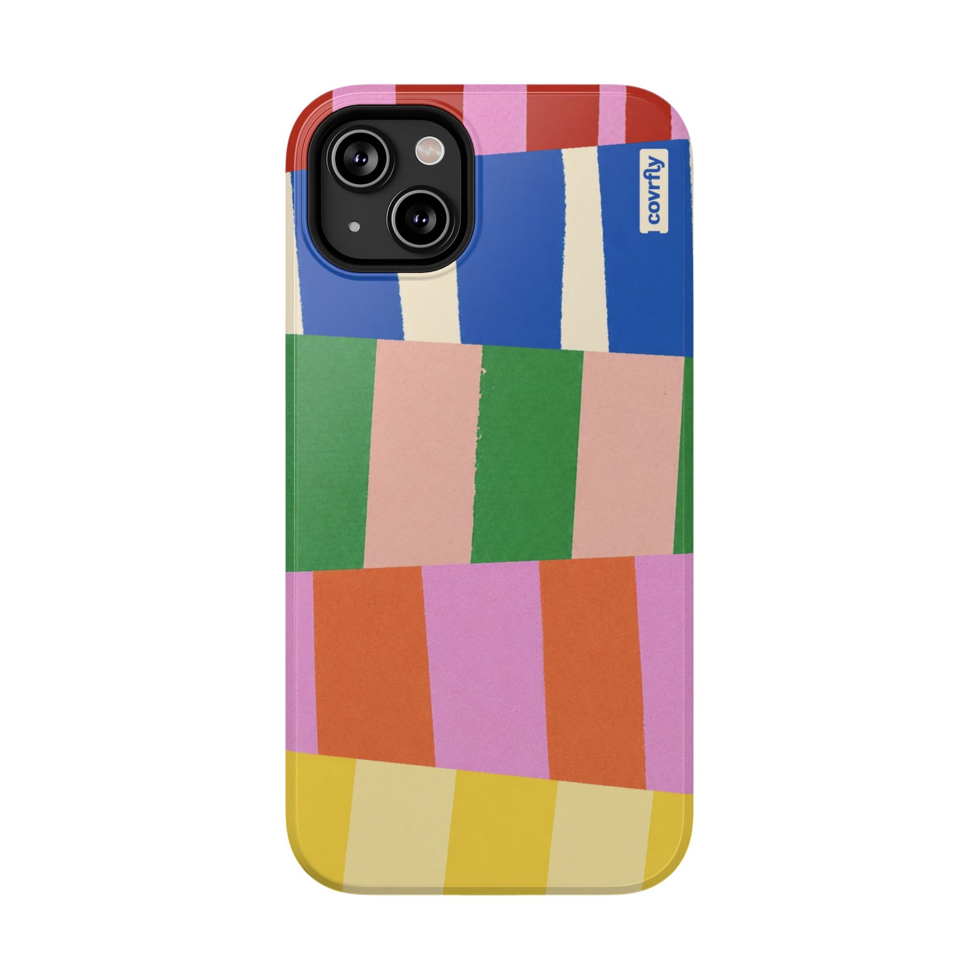 Funda Franjas Rotas para iPhone 14 Plus - View 1 - Diseño Premium covrfly