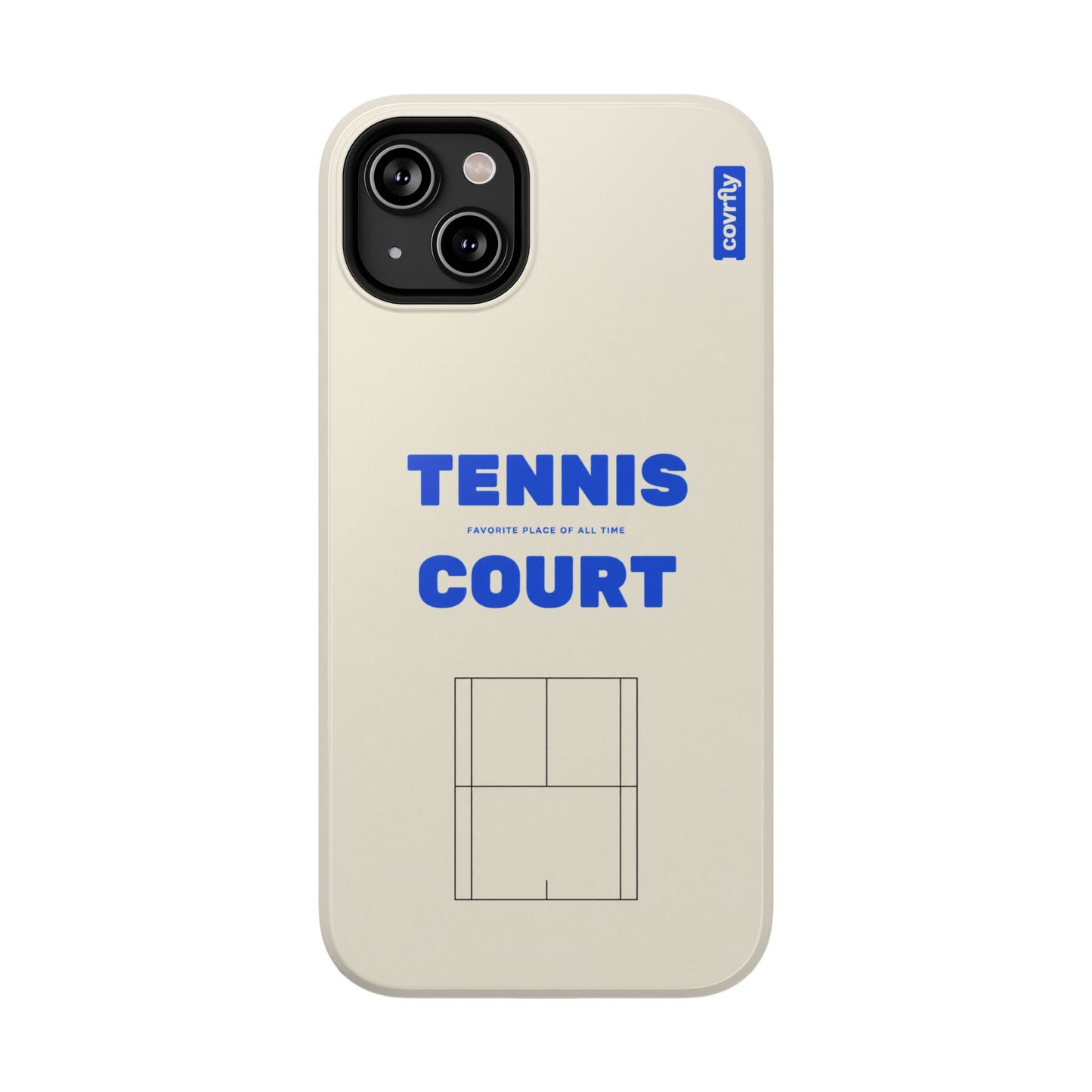 Funda Tennis Court para iPhone 14 Plus - View 1 - Diseño Premium covrfly
