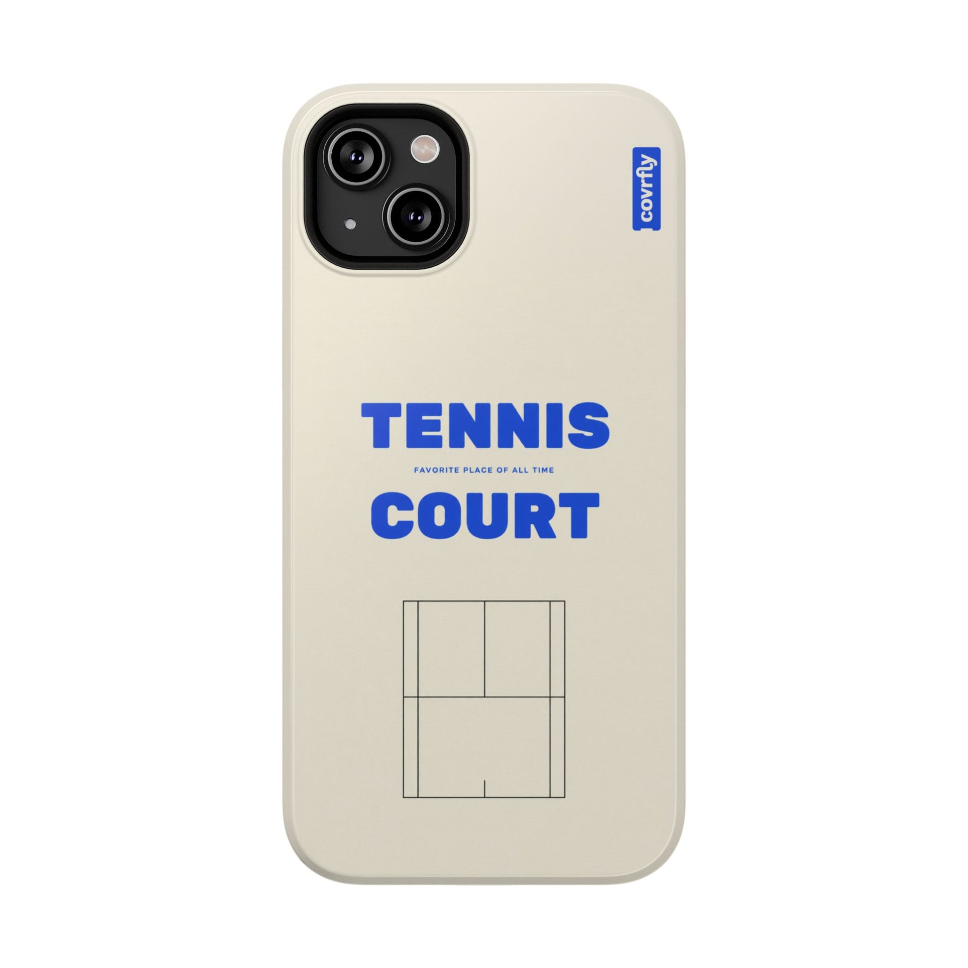 Funda Tennis Court para iPhone 14 Plus - View 1 - Diseño Premium covrfly