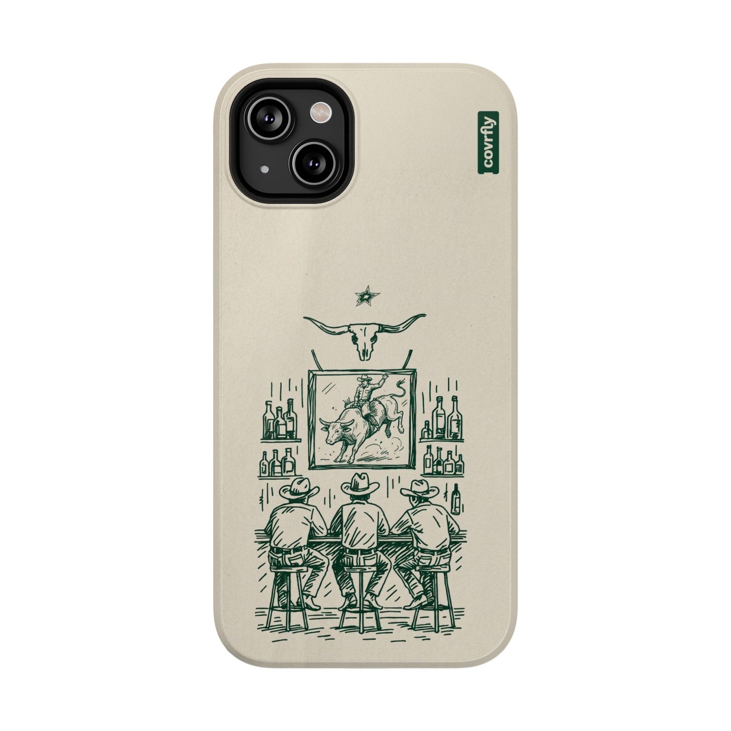 Funda Tres Sillas para iPhone 14 Plus - View 1 - Diseño Premium covrfly