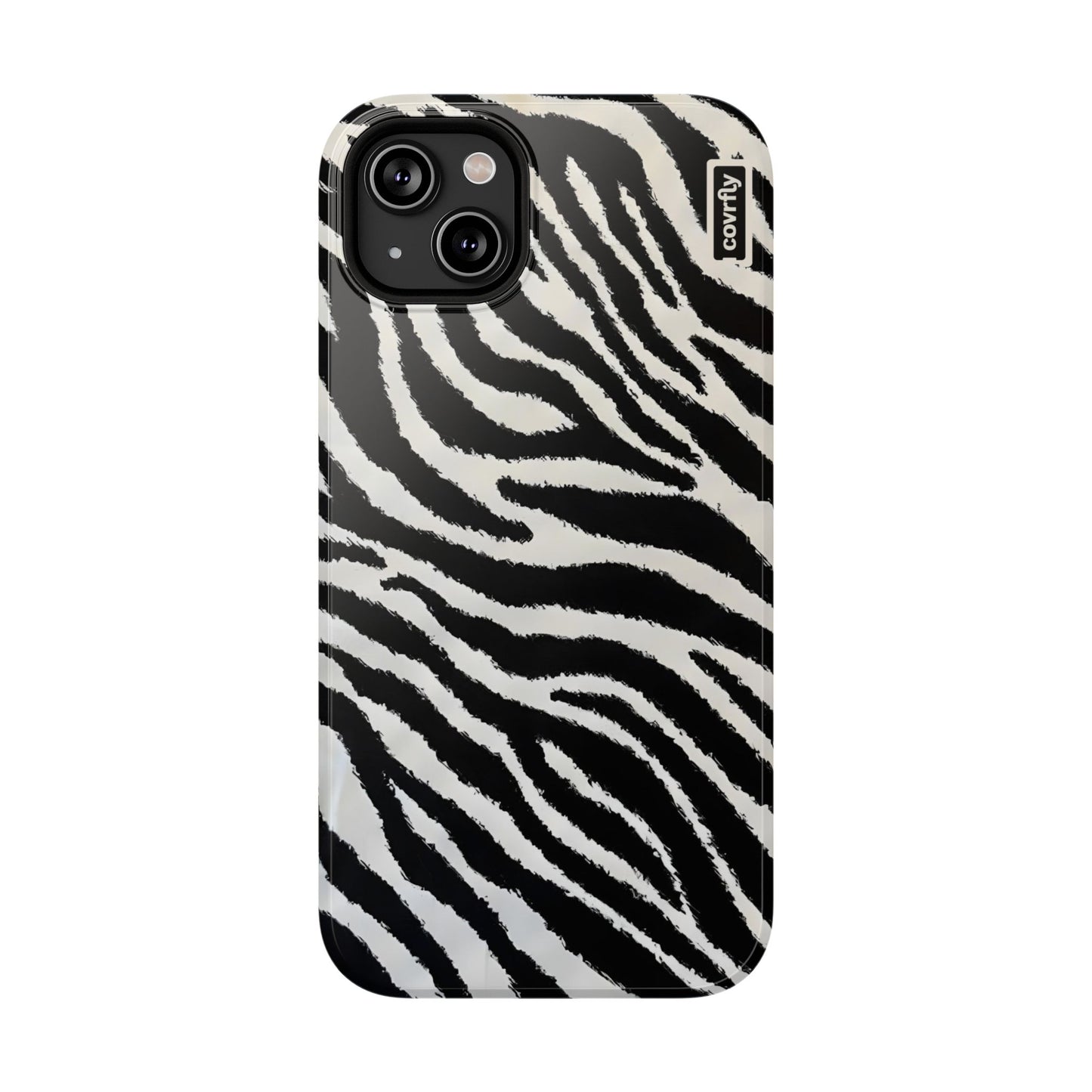 Funda Zebra Mode para iPhone 14 Plus - View 1 - Diseño Premium covrfly