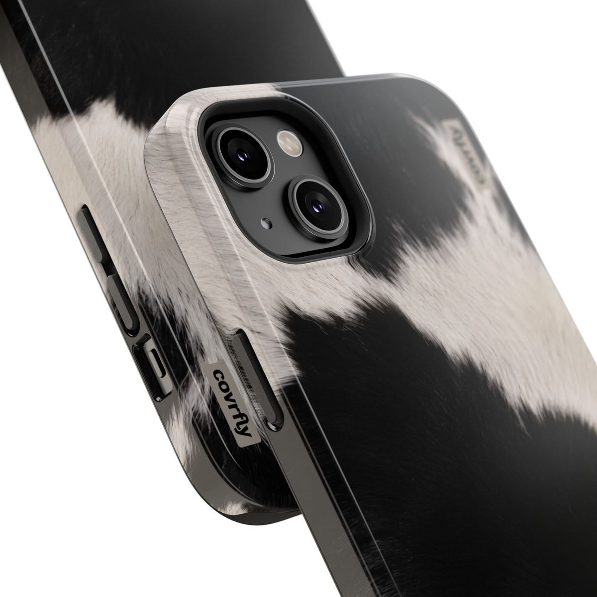 Funda Blanco, negro, punto. para iPhone 14 Plus - View 2 - Diseño Premium covrfly