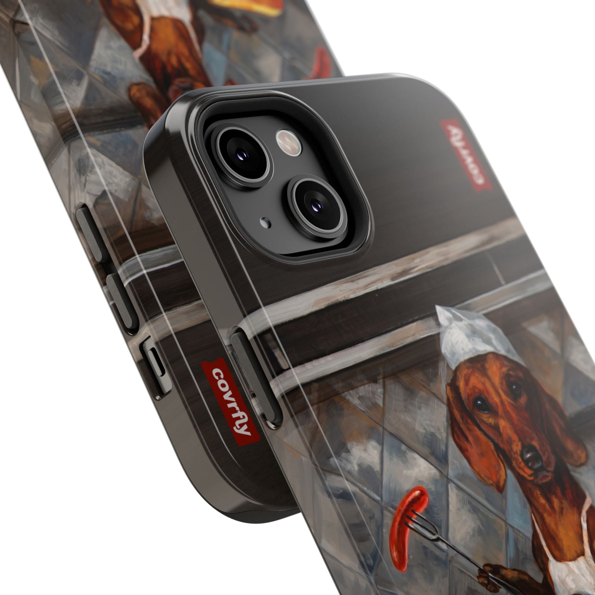 Funda Chef Salchicha para iPhone 14 Plus - View 2 - Diseño Premium covrfly