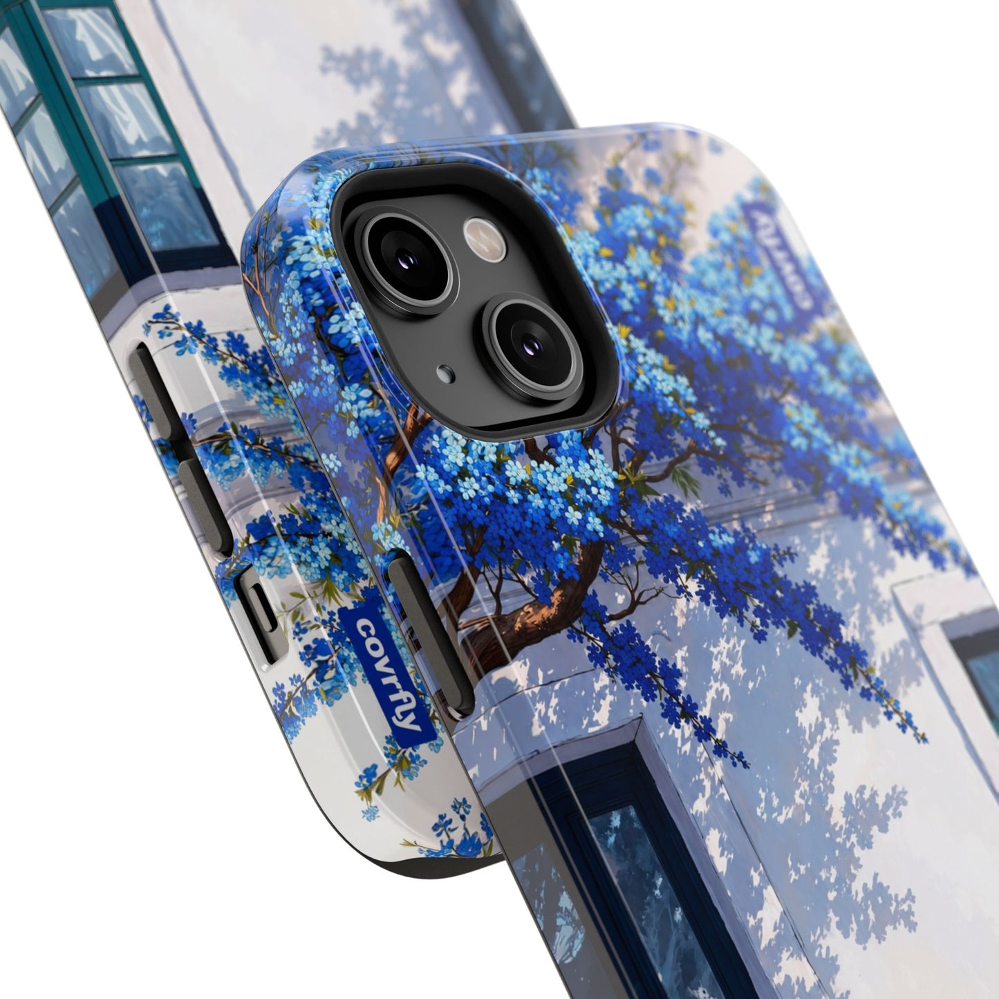 Funda Flores & Ruedas para iPhone 14 Plus - View 2 - Diseño Premium covrfly