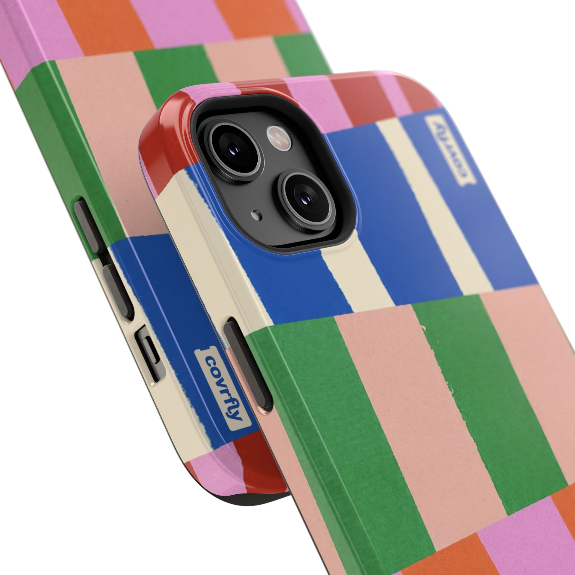 Funda Franjas Rotas para iPhone 14 Plus - View 2 - Diseño Premium covrfly