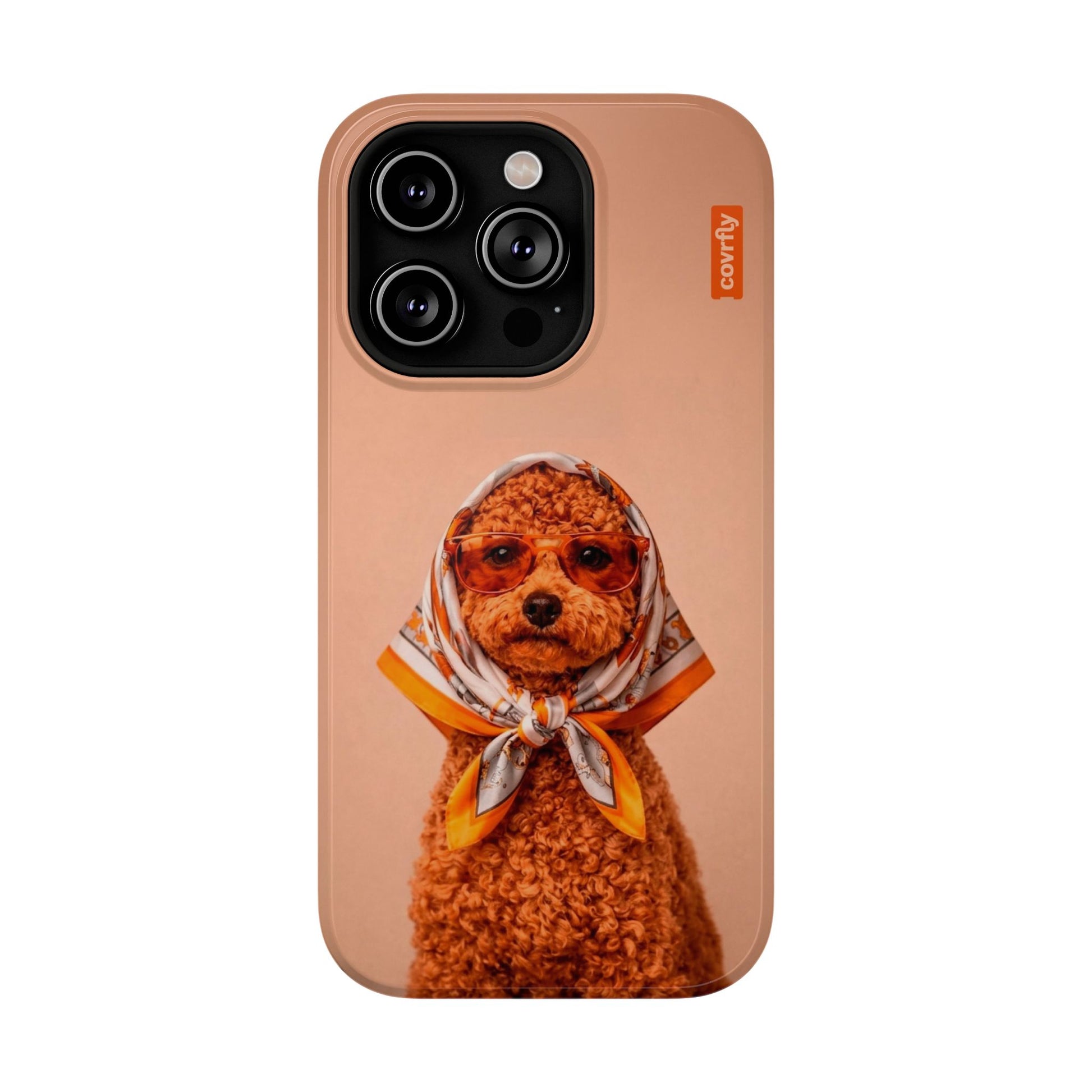 Funda Couture Pup para iPhone 14 Pro - View 1 - Diseño Premium covrfly