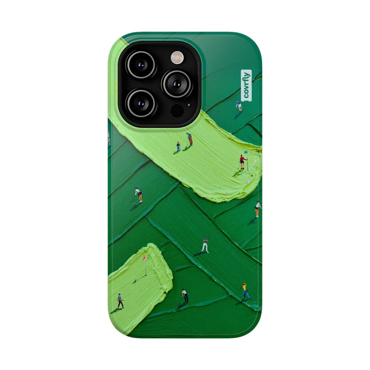 Funda Golf Miniatura para iPhone 14 Pro - View 1 - Diseño Premium covrfly