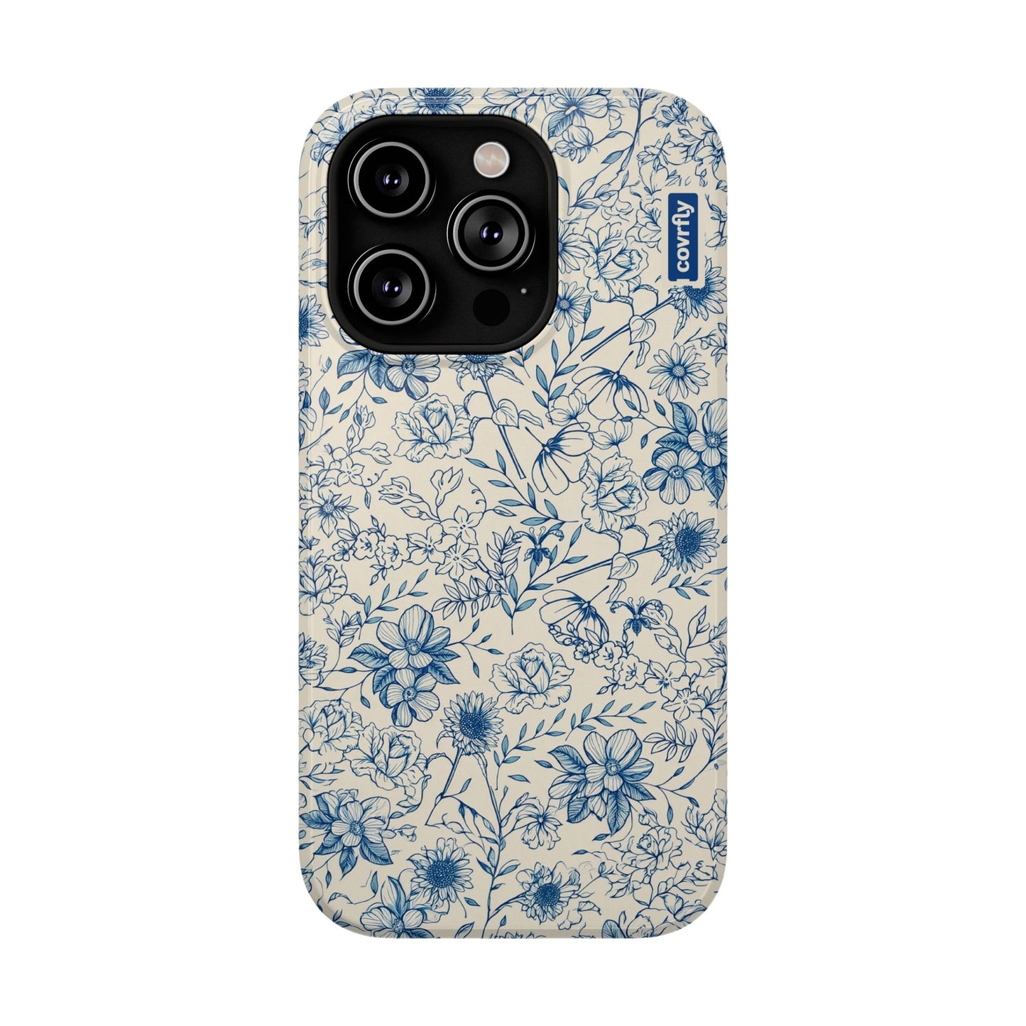 Funda Línea Botánica para iPhone 14 Pro - View 1 - Diseño Premium covrfly