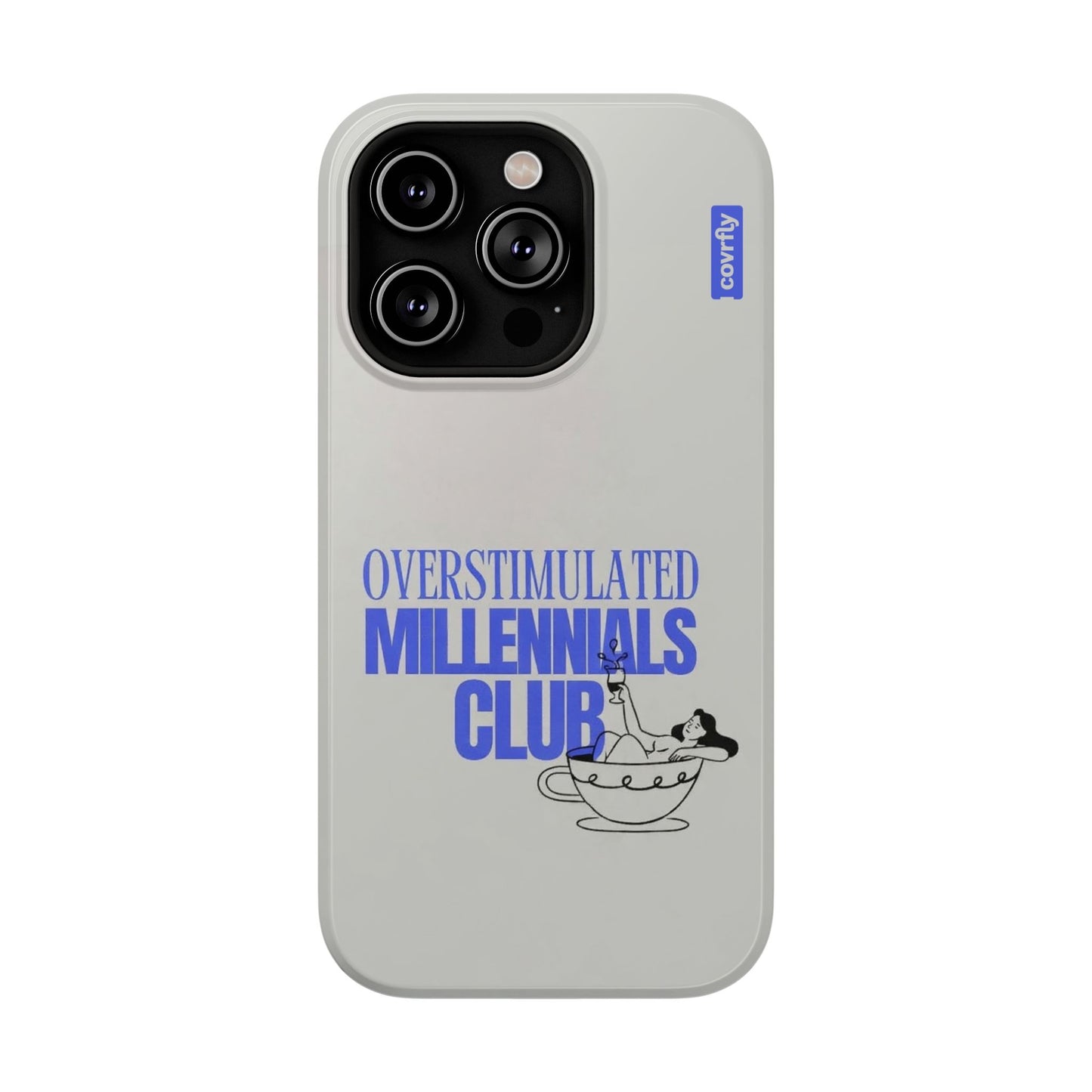 Funda Overstimulated Club para iPhone 14 Pro - View 1 - Diseño Premium covrfly