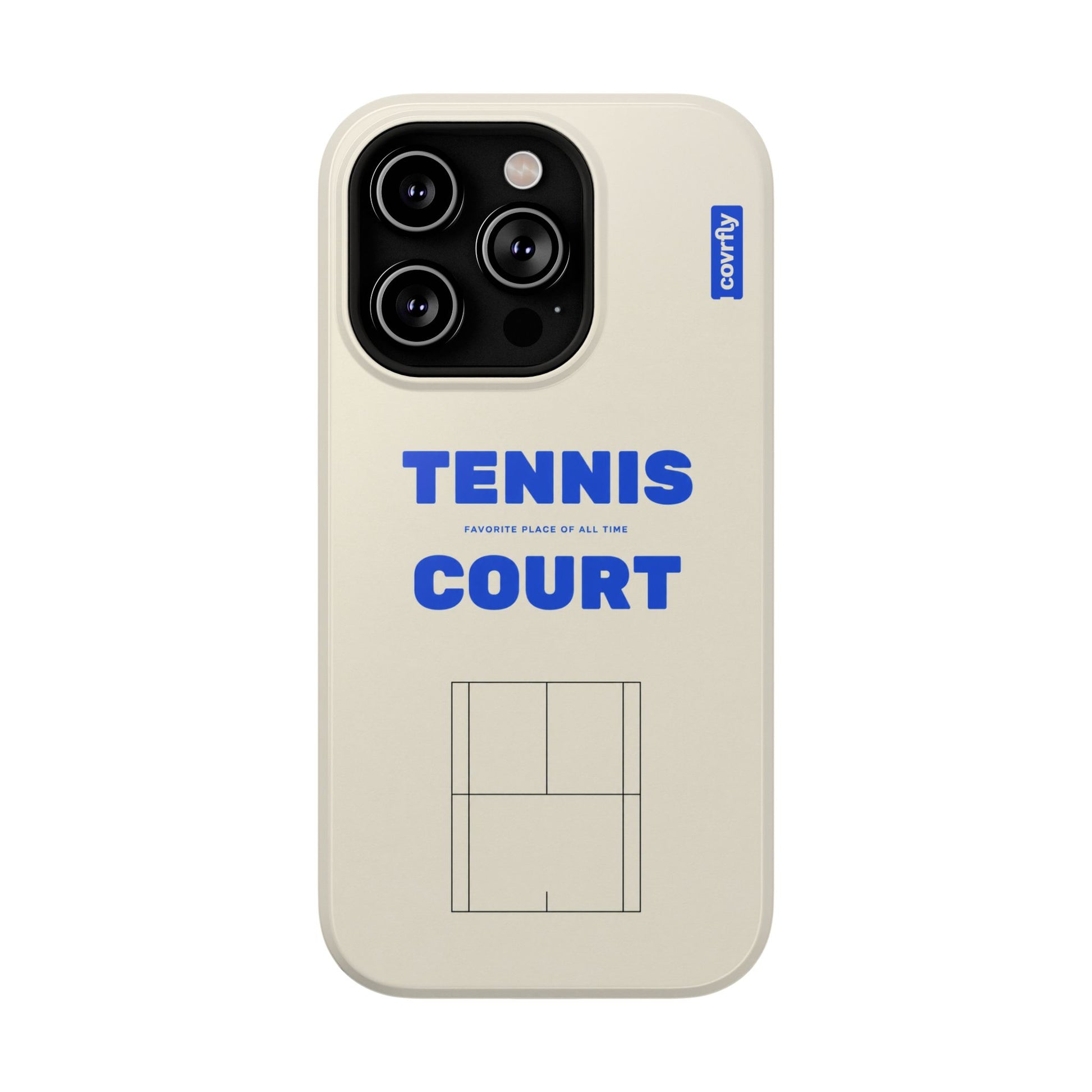 Funda Tennis Court para iPhone 14 Pro - View 1 - Diseño Premium covrfly