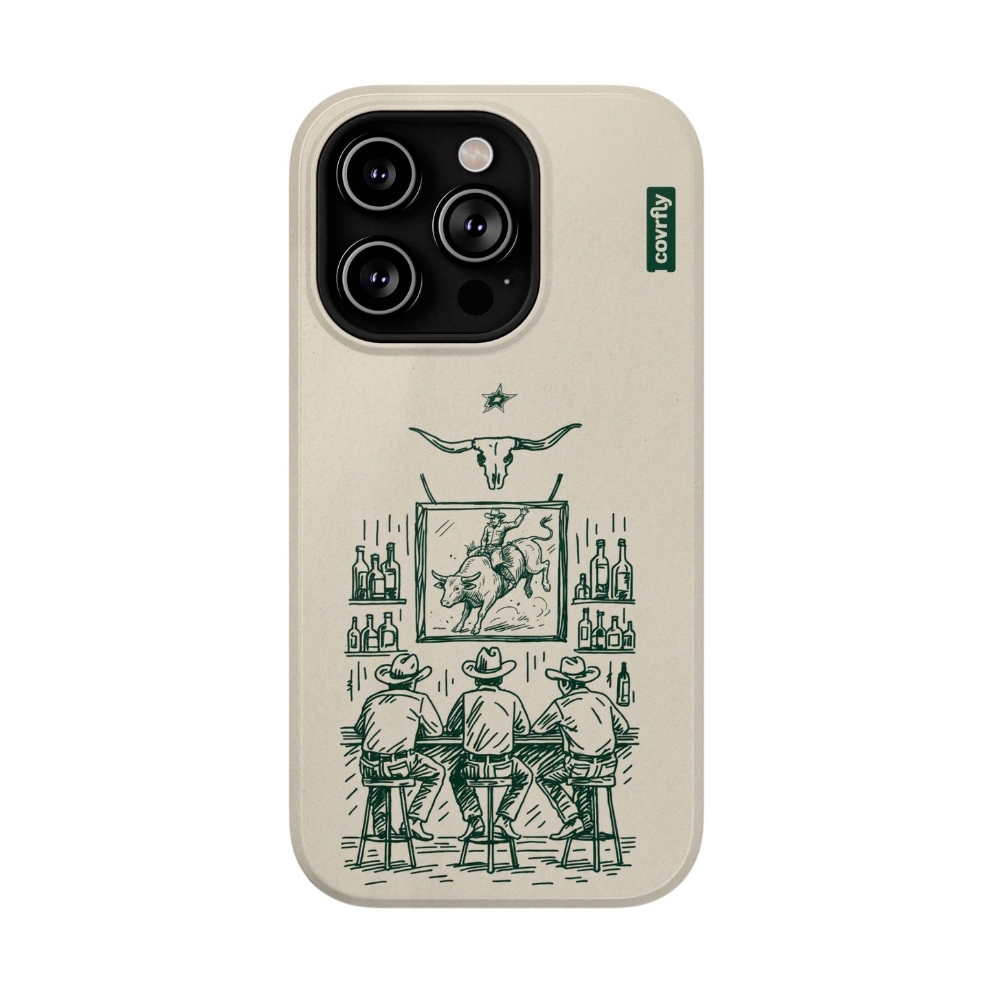 Funda Tres Sillas para iPhone 14 Pro - View 1 - Diseño Premium covrfly