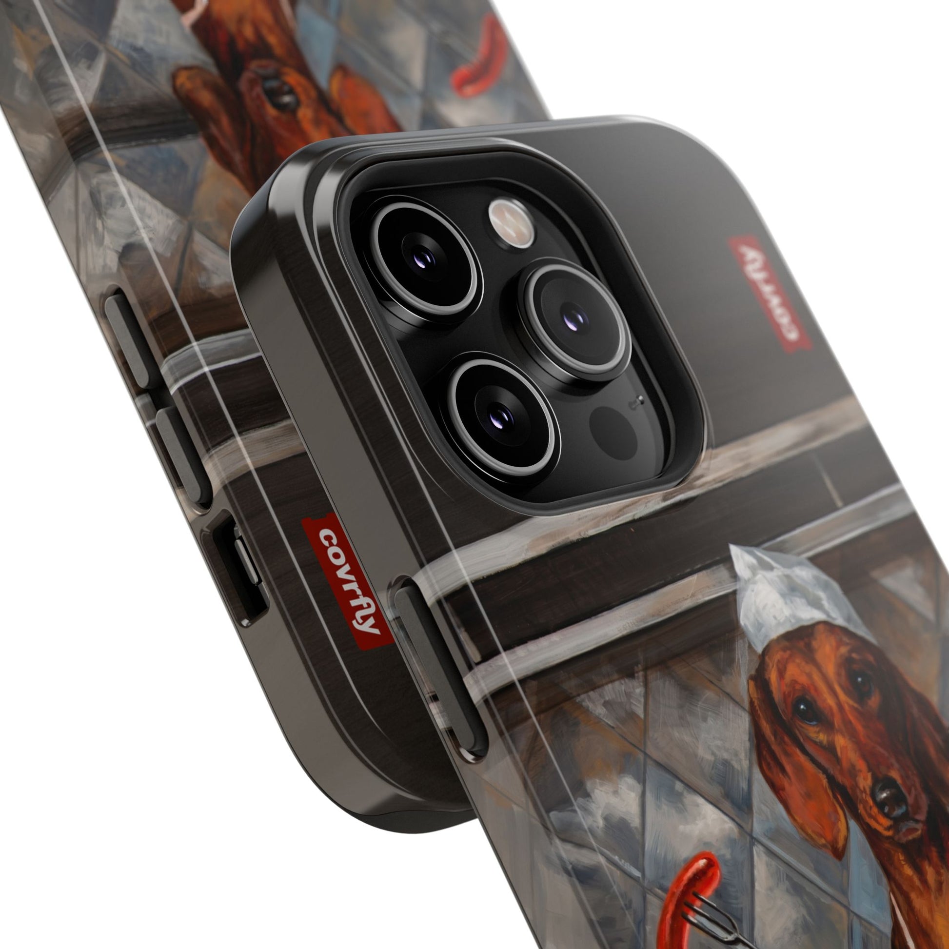 Funda Chef Salchicha para iPhone 14 Pro - View 2 - Diseño Premium covrfly