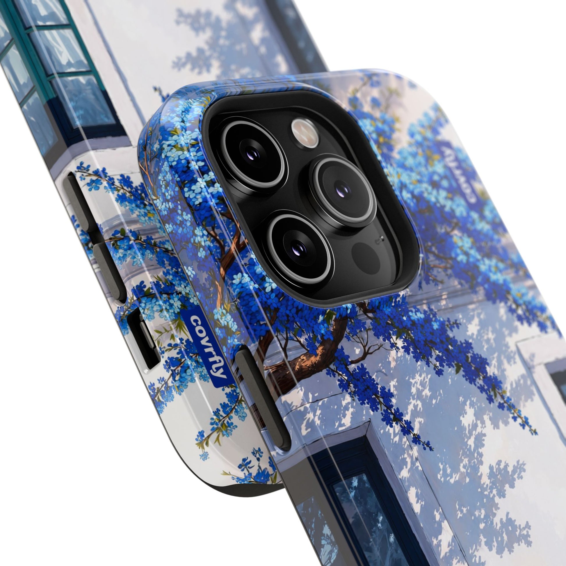 Funda Flores & Ruedas para iPhone 14 Pro - View 2 - Diseño Premium covrfly