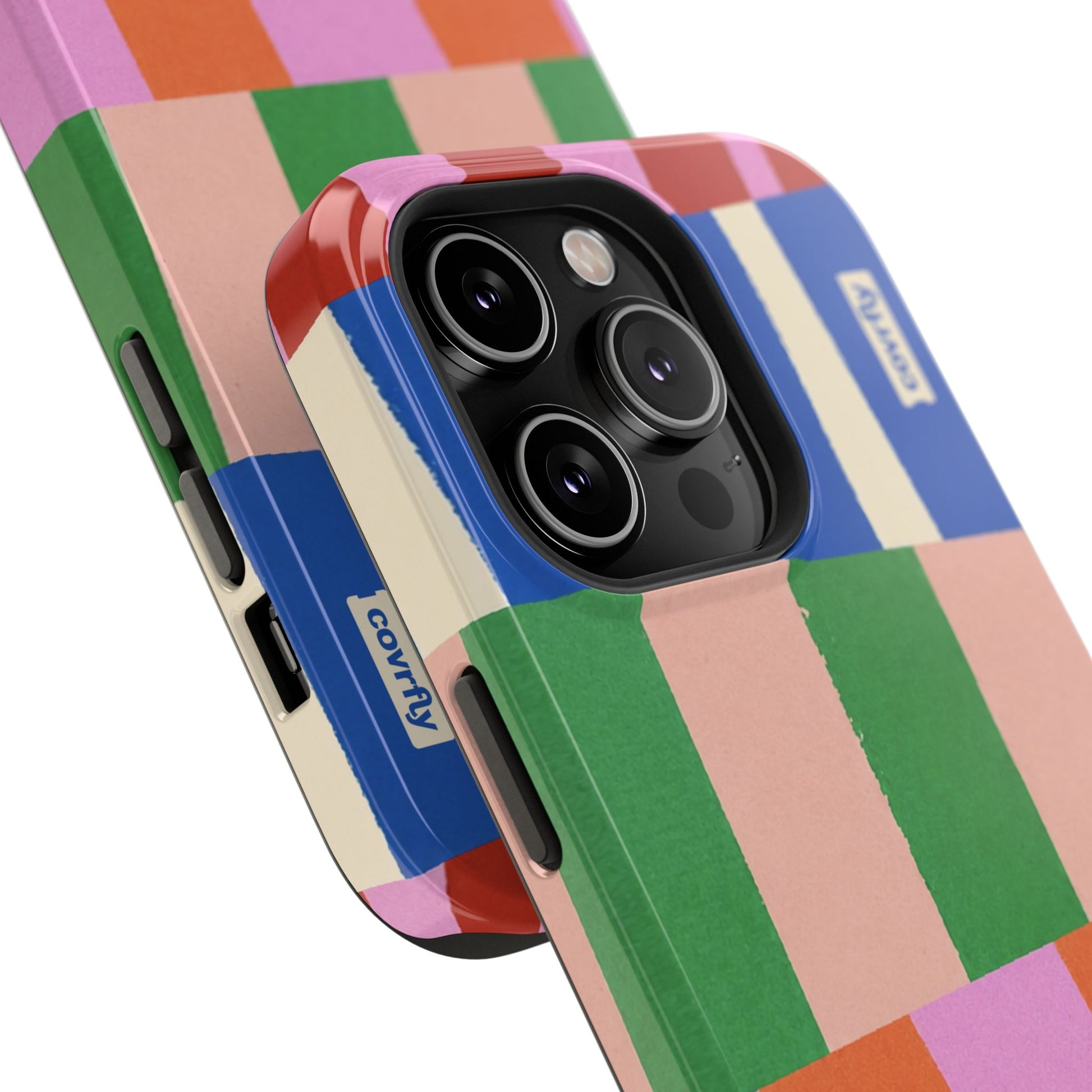 Funda Franjas Rotas para iPhone 14 Pro - View 2 - Diseño Premium covrfly