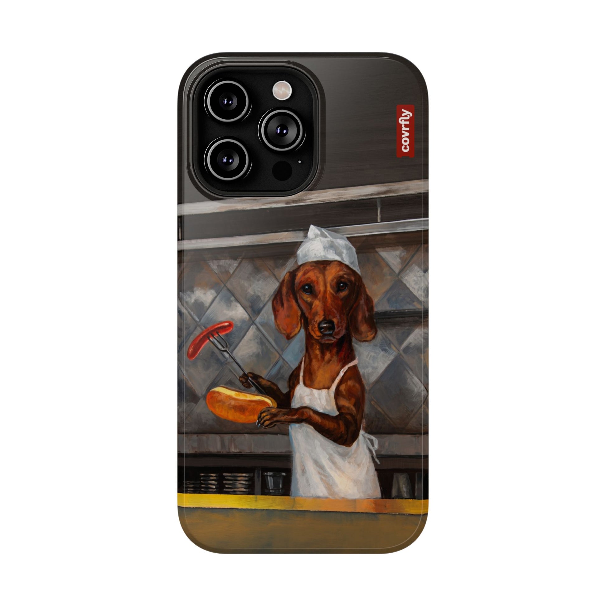 Funda Chef Salchicha para iPhone 14 Pro Max - View 1 - Diseño Premium covrfly