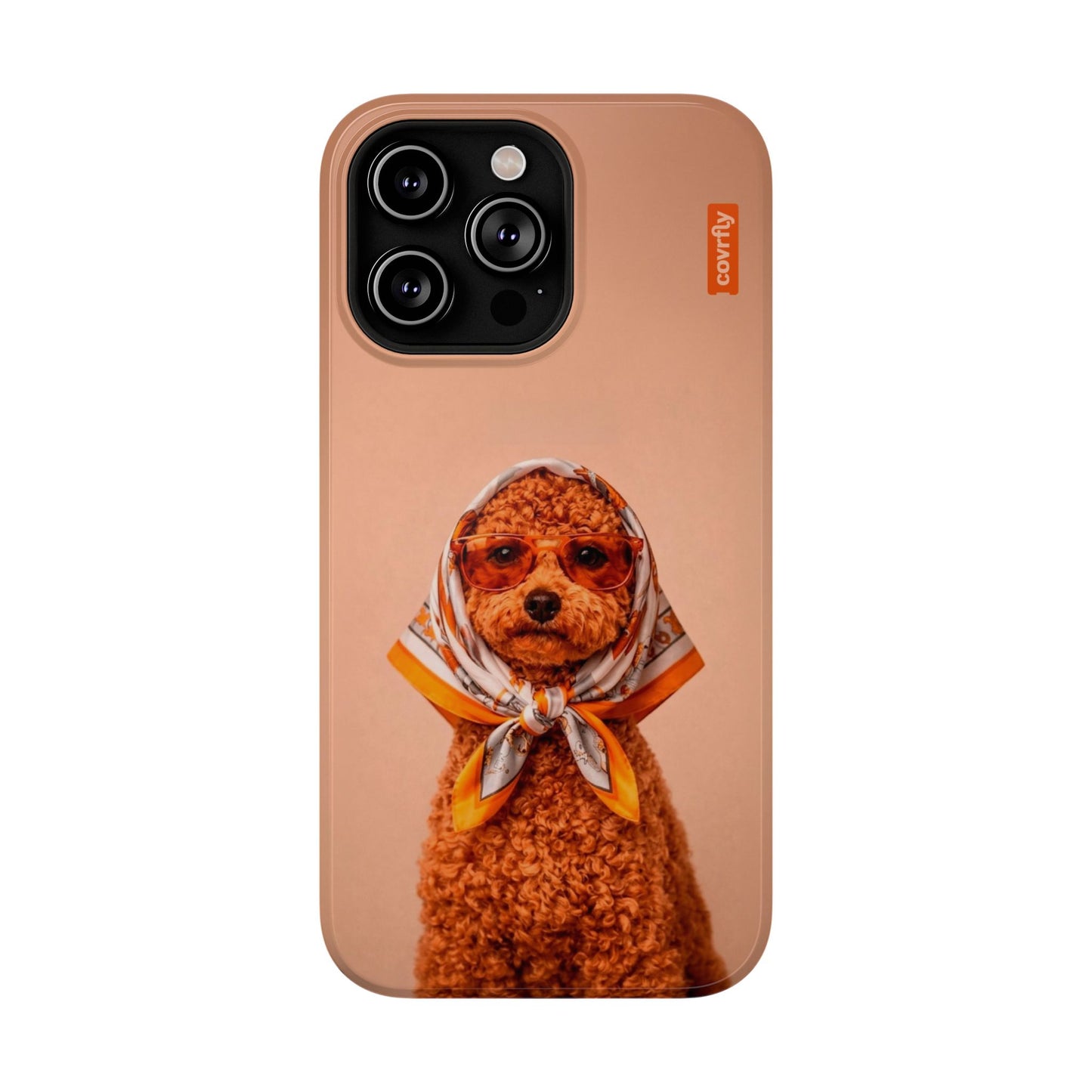 Funda Couture Pup para iPhone 14 Pro Max - View 1 - Diseño Premium covrfly