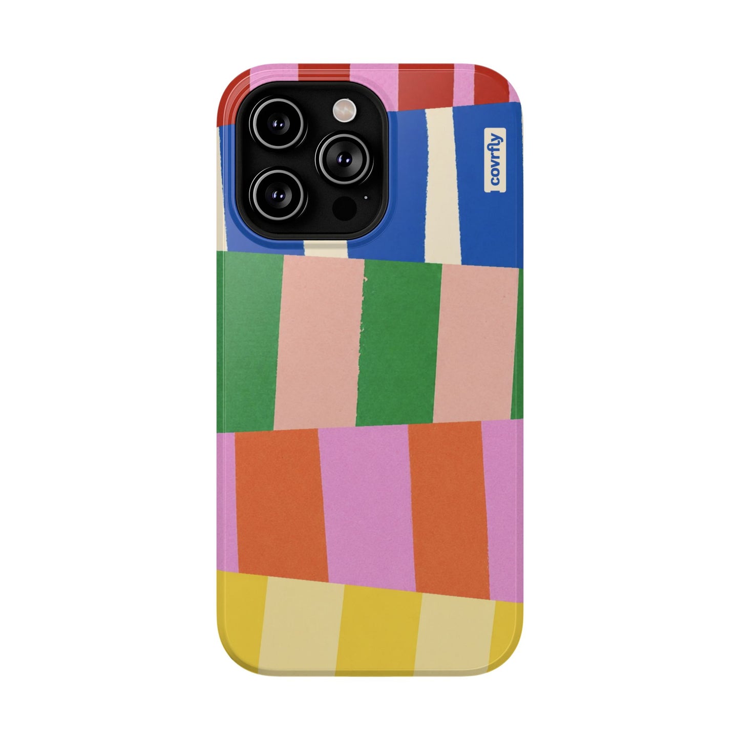Funda Franjas Rotas para iPhone 14 Pro Max - View 1 - Diseño Premium covrfly