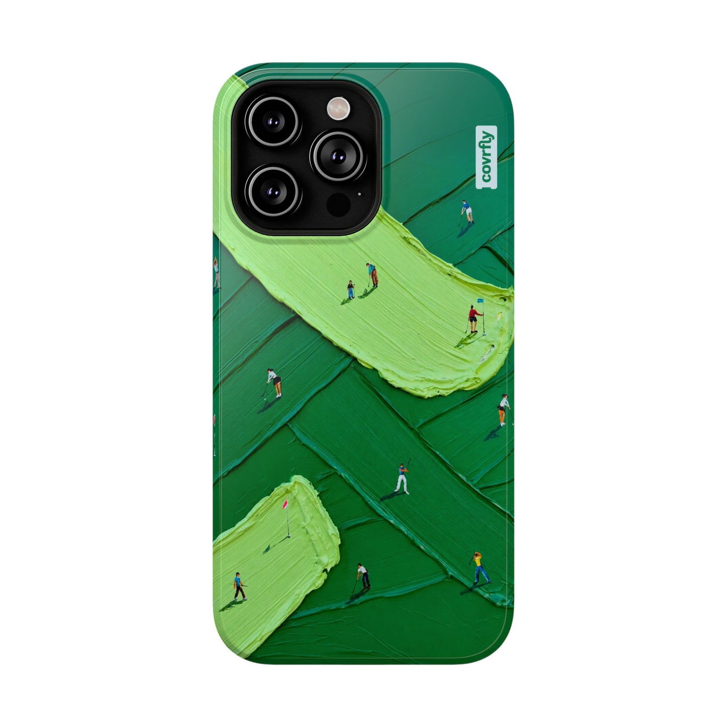 Funda Golf Miniatura para iPhone 14 Pro Max - View 1 - Diseño Premium covrfly