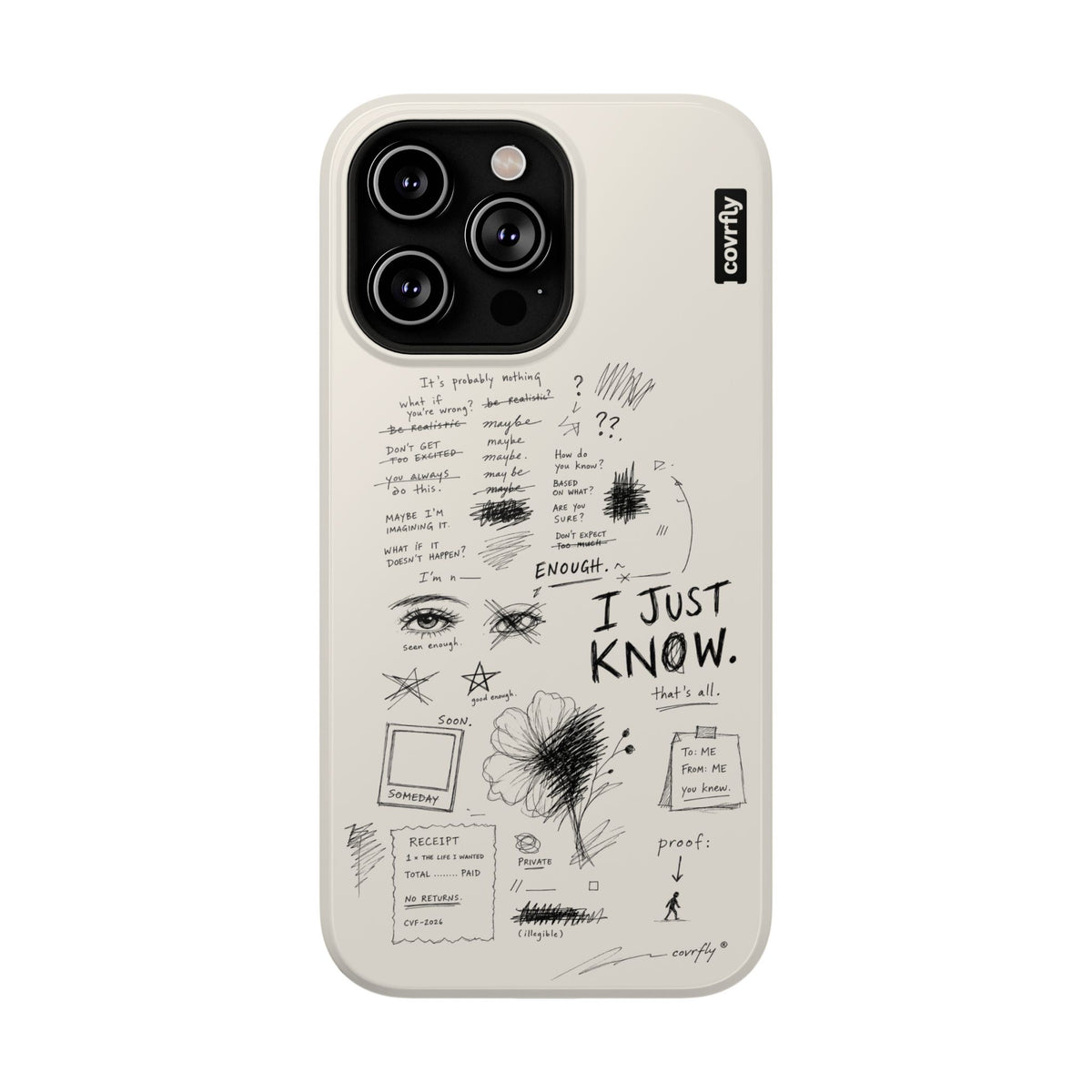 Funda I Just Know para iPhone 14 Pro Max - View 1 - Diseño Premium covrfly